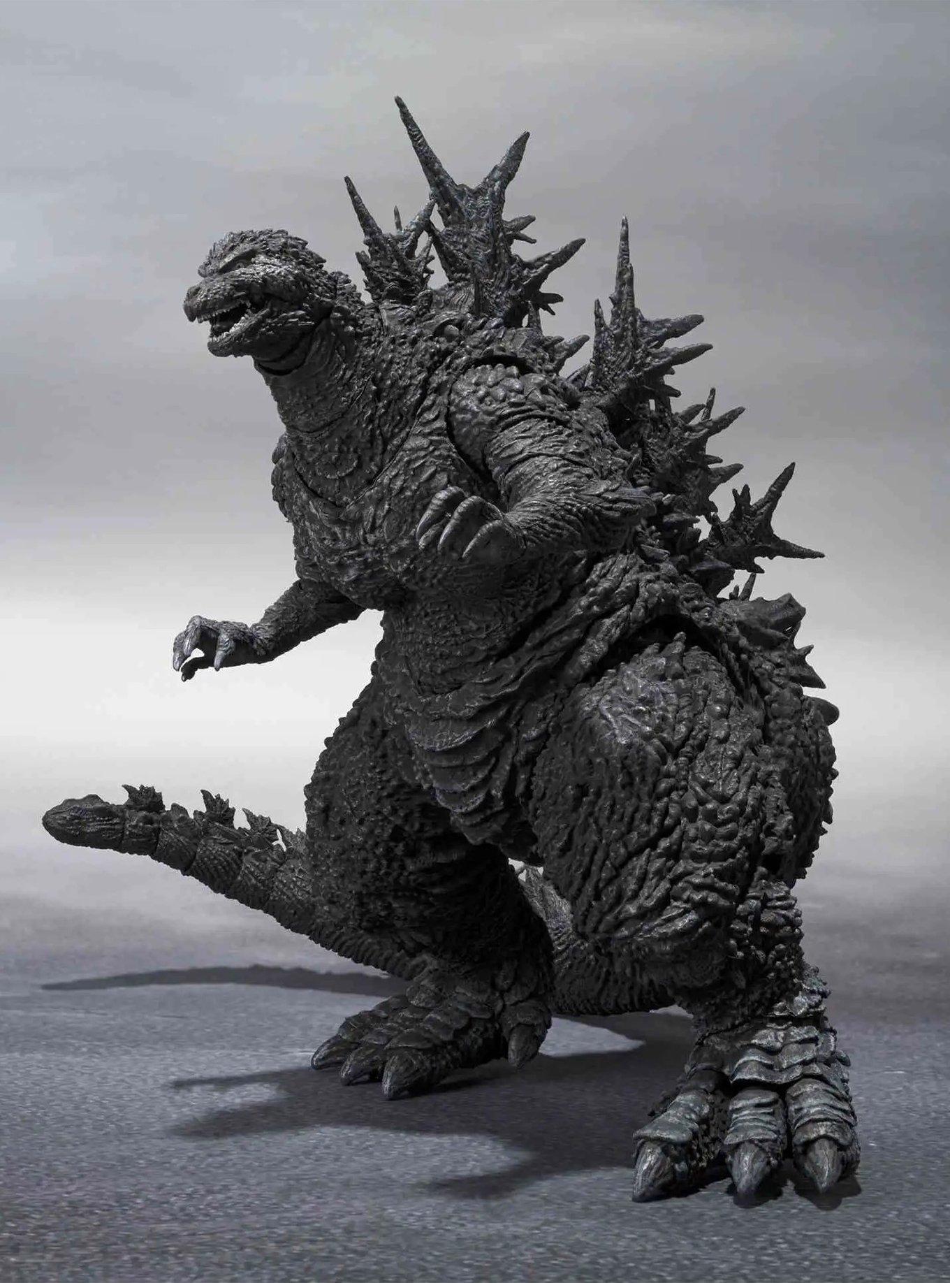 Bandai Spirits Godzilla Minus One S.H. MonsterArts Godzilla Figure (Minus Color Ver.), , hi-res