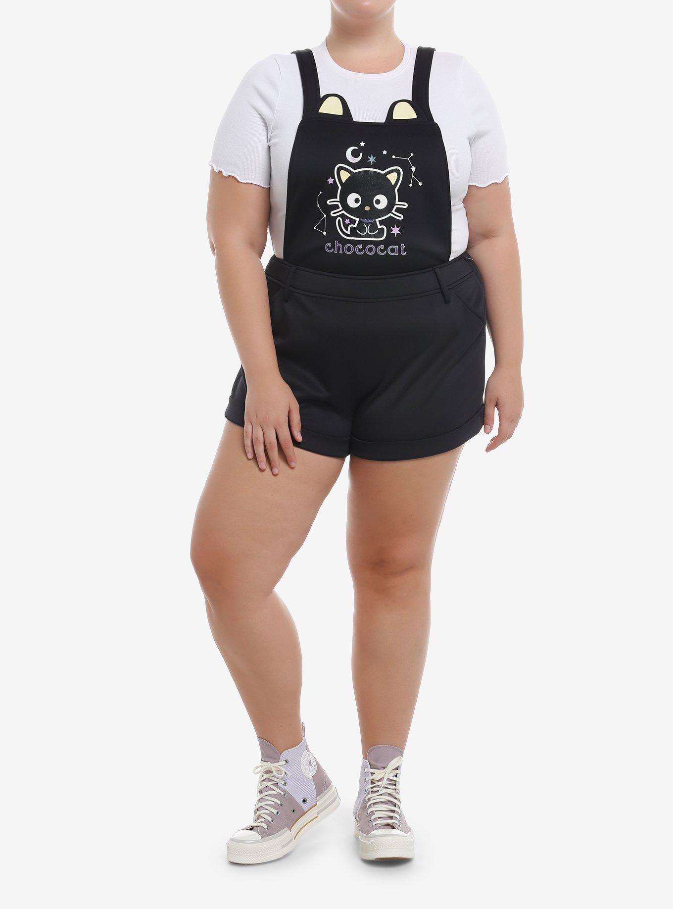 Chococat Celestial Glitter Scuba Shortalls Plus Size, , hi-res