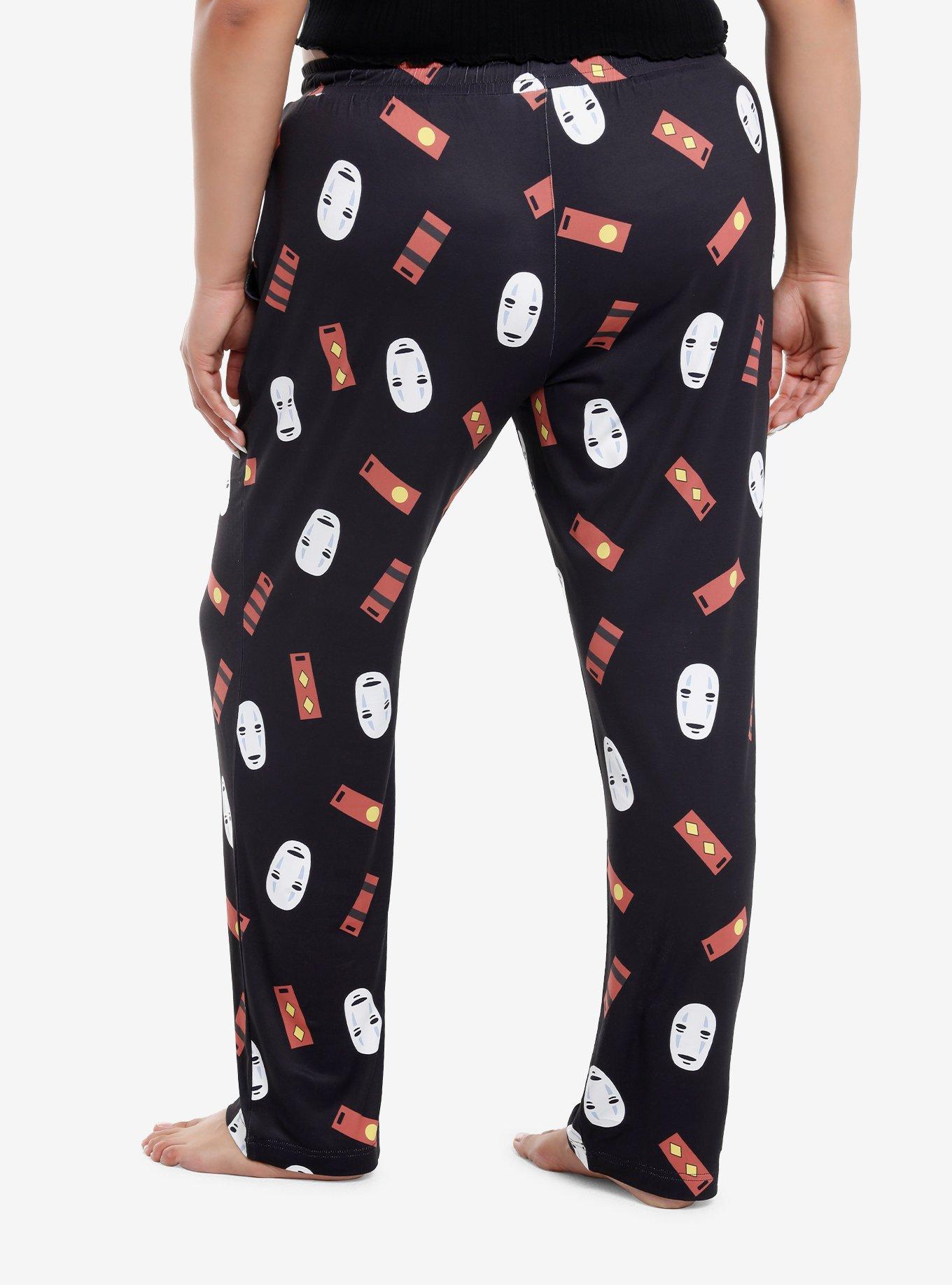 Studio Ghibli® Spirited Away No-Face Bath Token Pajama Pants Plus Size, , hi-res