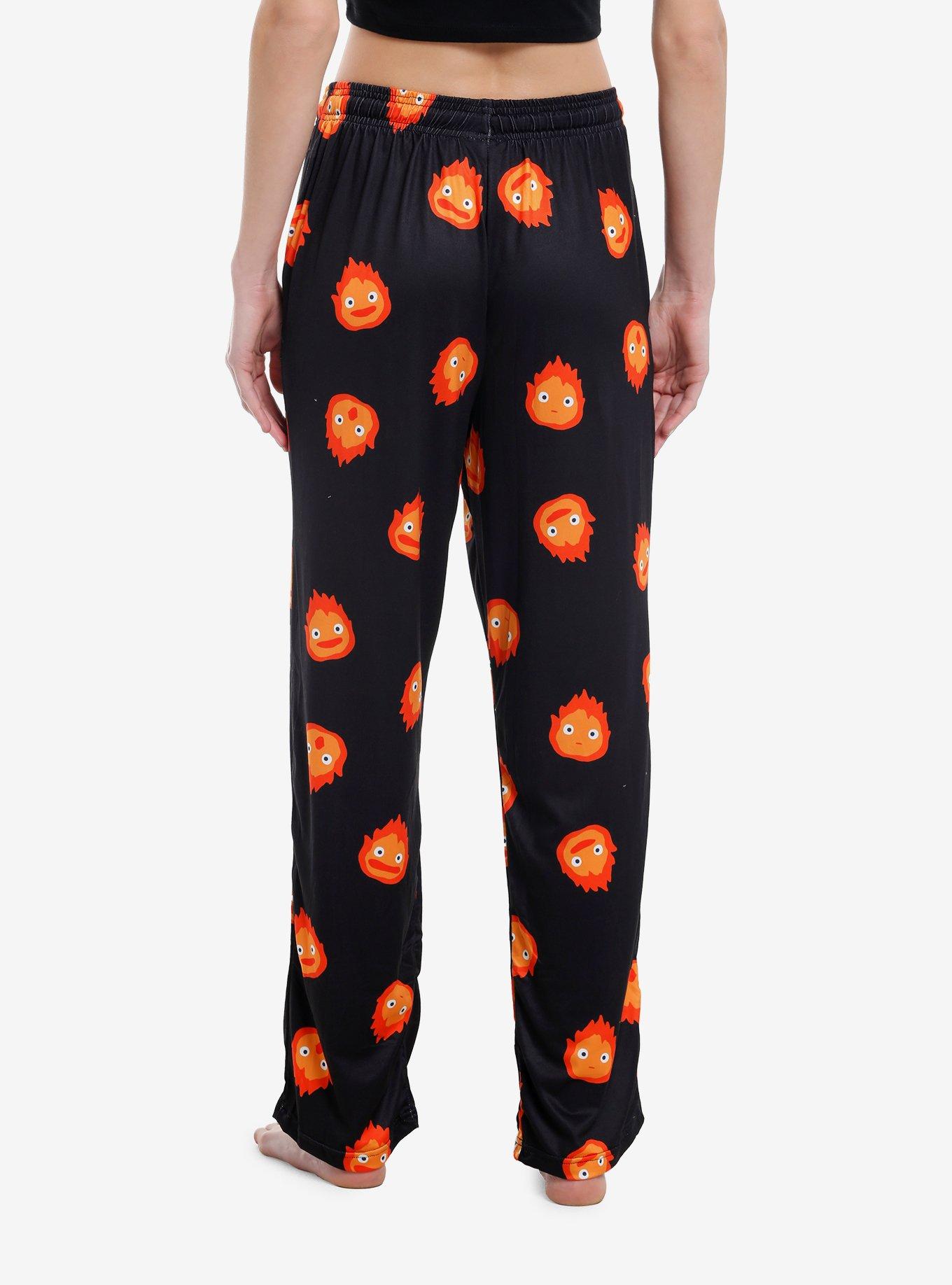 Studio Ghibli® Howl's Moving Castle Calcifer Pajama Pants, ORANGE, alternate