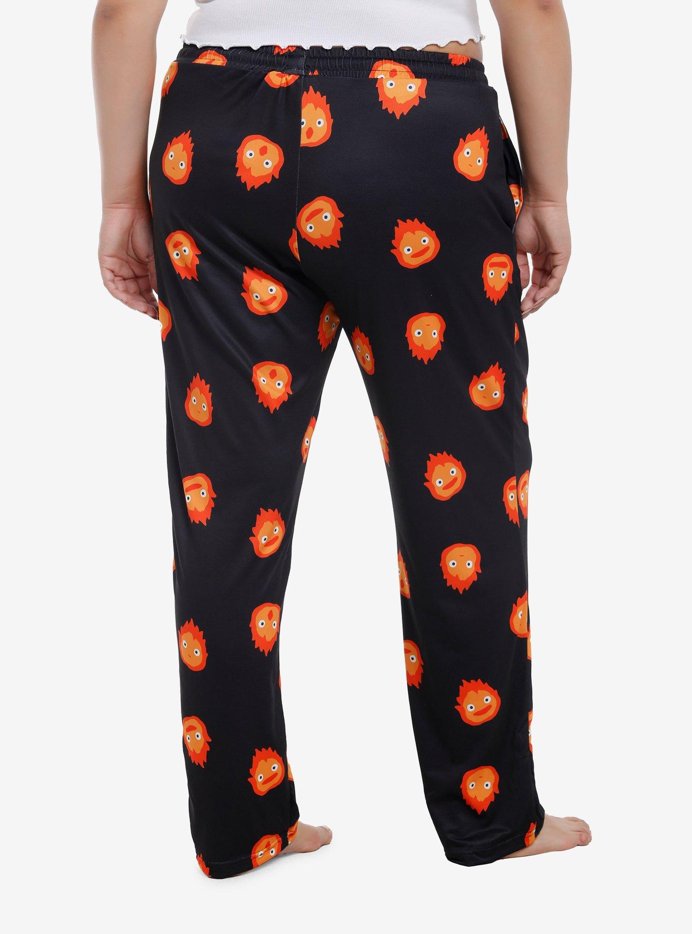 Studio Ghibli® Howl's Moving Castle Calcifer Girls Pajama Pants Plus Size, , hi-res