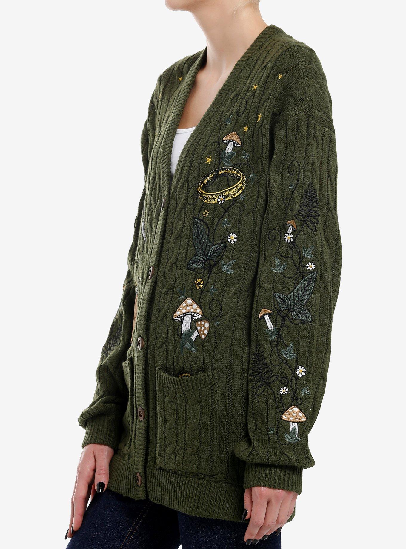 The Lord Of The Rings Icons Girls Knit Cardigan, MULTI, alternate