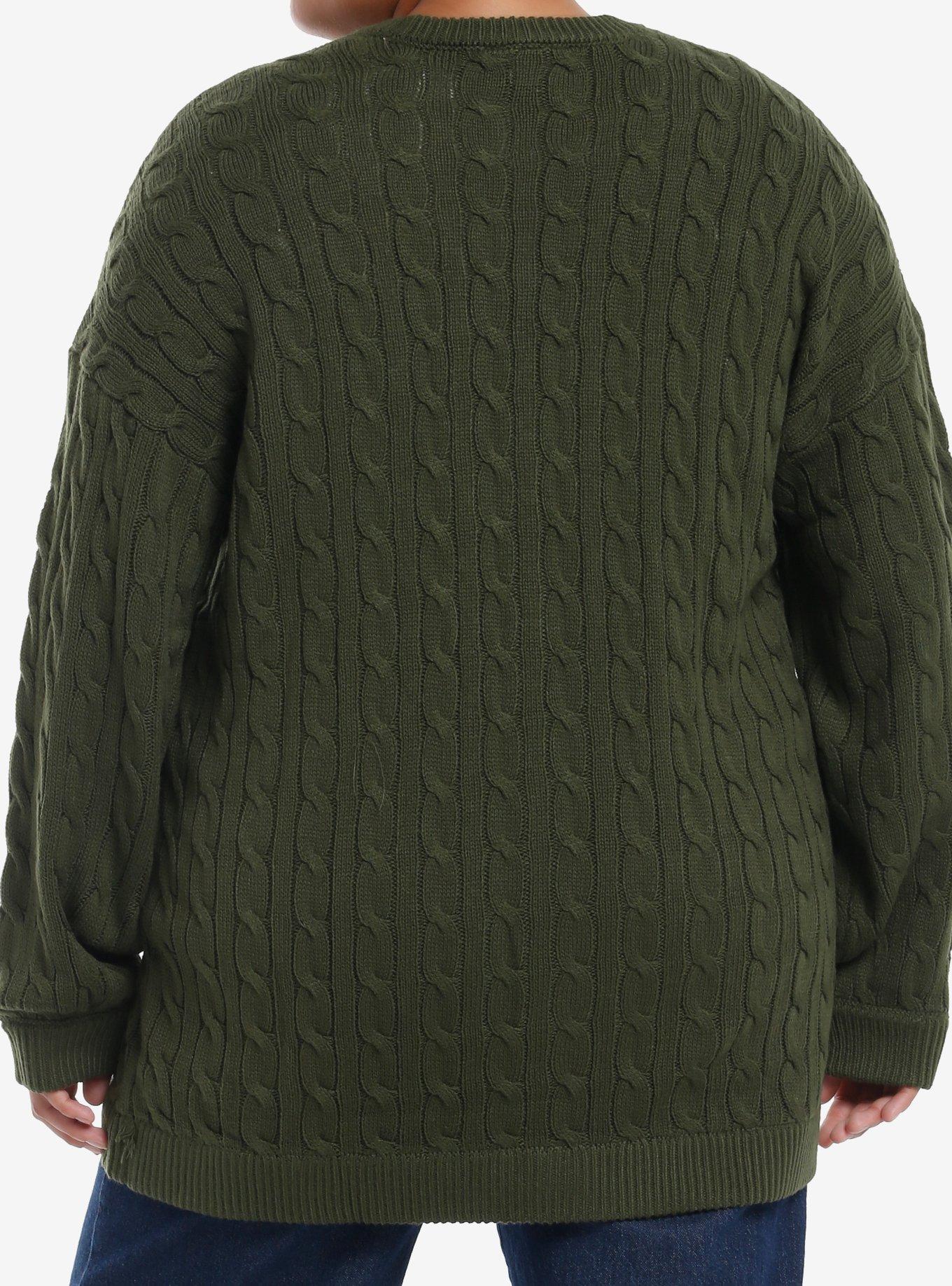 The Lord Of The Rings Icons Girls Knit Cardigan Plus Size, MULTI, alternate