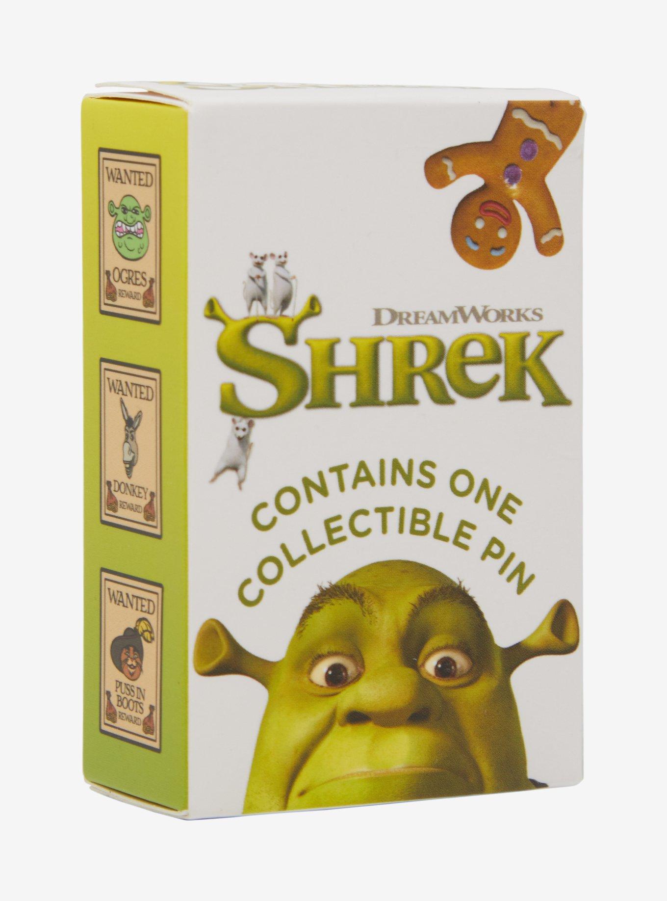 DreamWorks Shrek Wanted Poster Blind Box Enamel Pin — BoxLunch Exclusive, , alternate