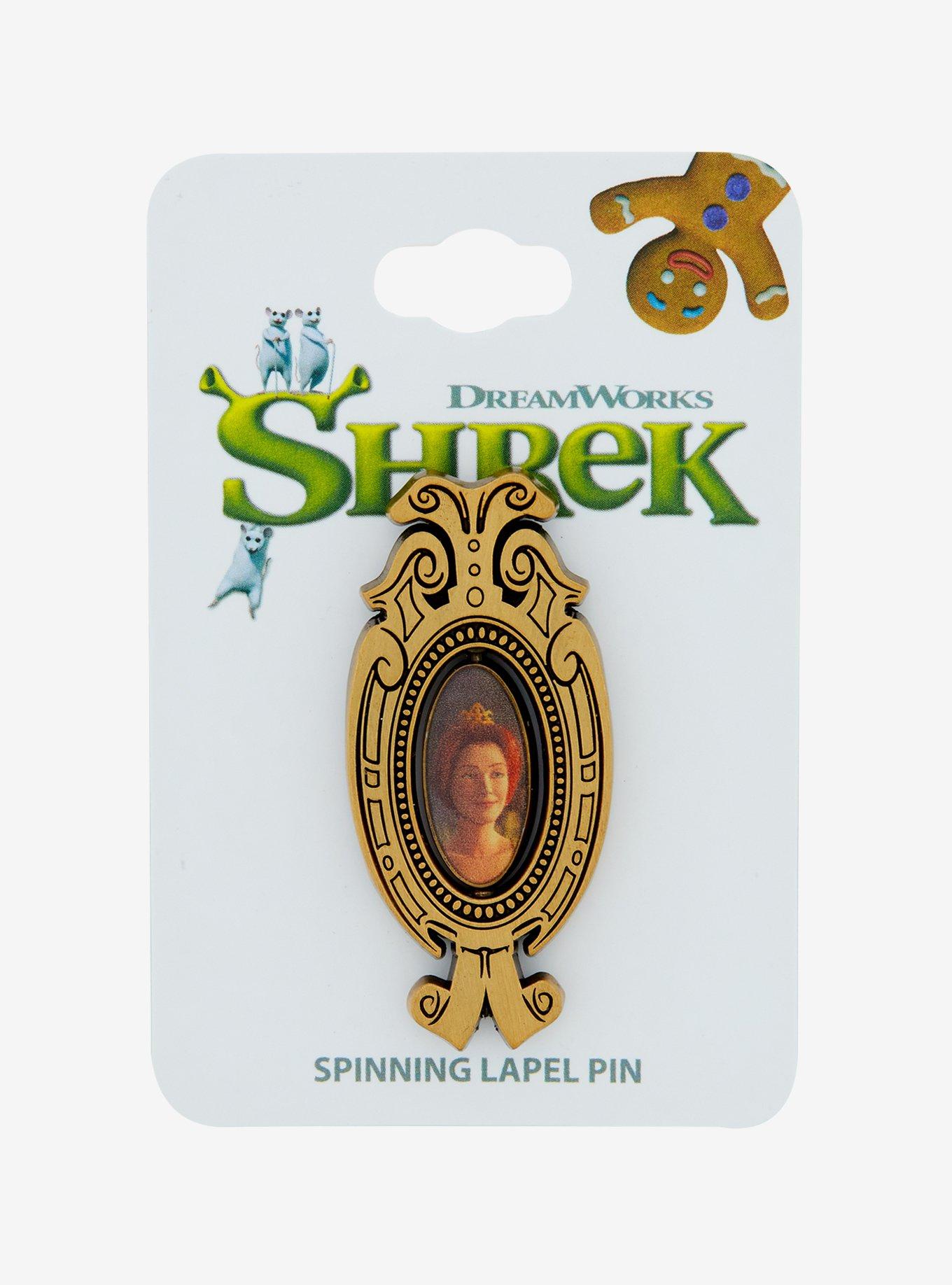 DreamWorks Shrek Fiona Magic Mirror Spinning Enamel Pin — BoxLunch Exclusive, , alternate