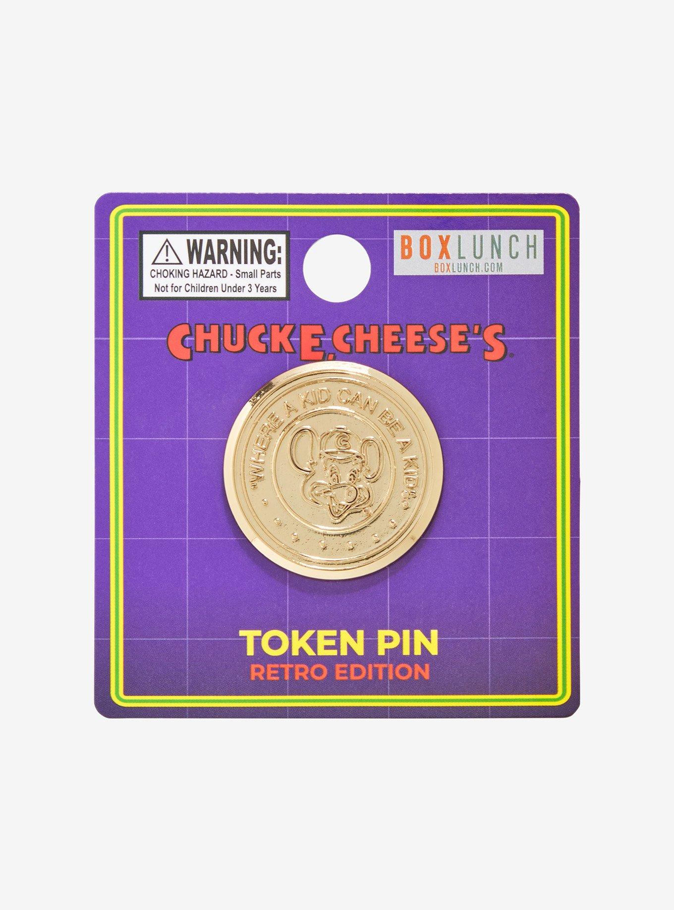 Chuck E. Cheese Token Figural Enamel Pin — BoxLunch Exclusive, , hi-res