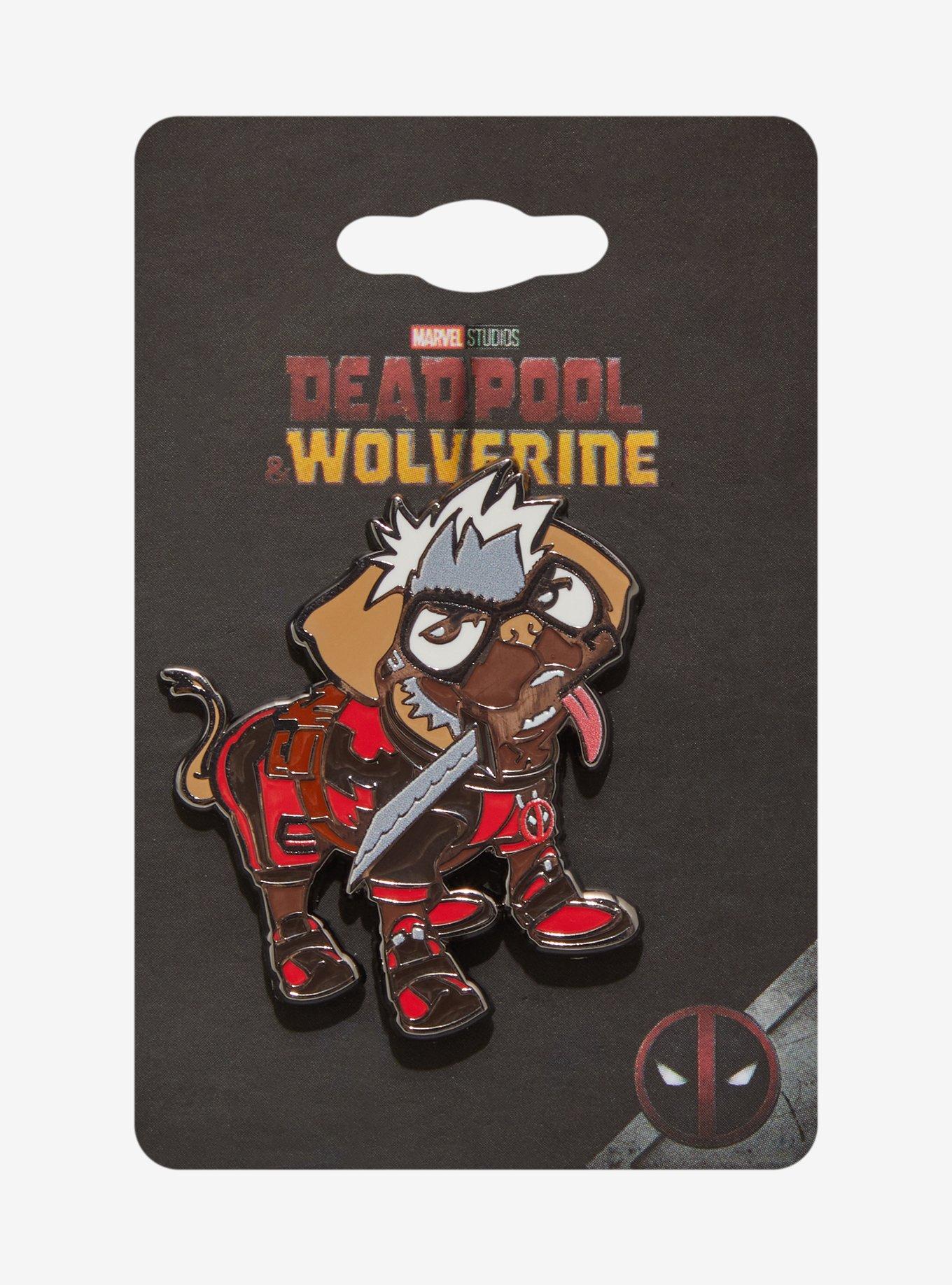 Marvel Deadpool & Wolverine Dogpool Play Dead Enamel Pin - BoxLunch Exclusive, , hi-res