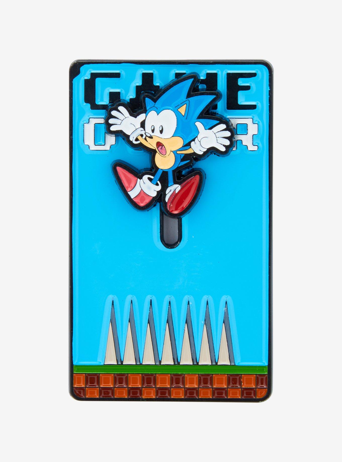 Sonic the Hedgehog Game Over Sliding Enamel Pin, , hi-res