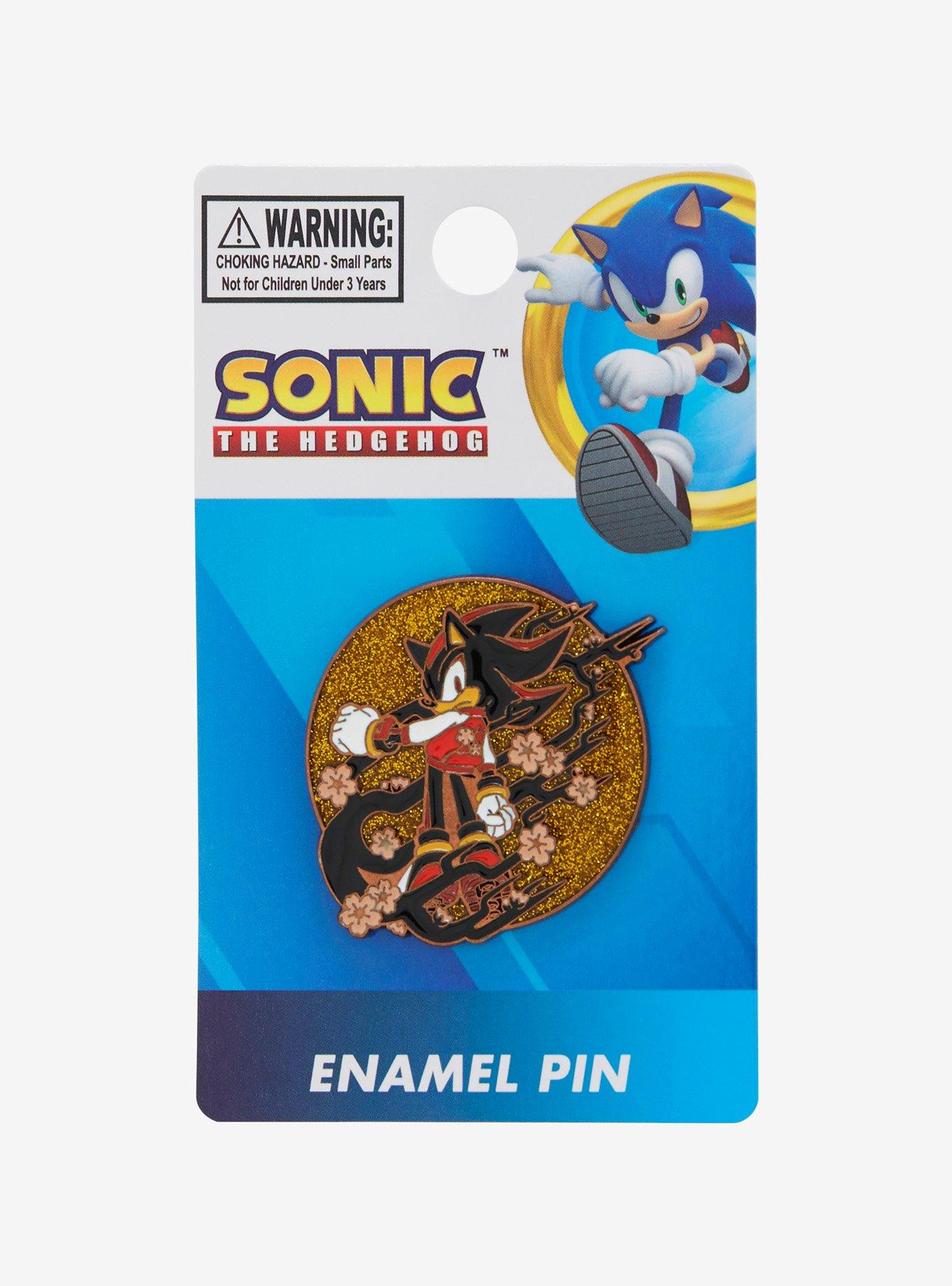 Sonic the Hedgehog Shadow Cherry Blossom Glitter Enamel Pin, , hi-res