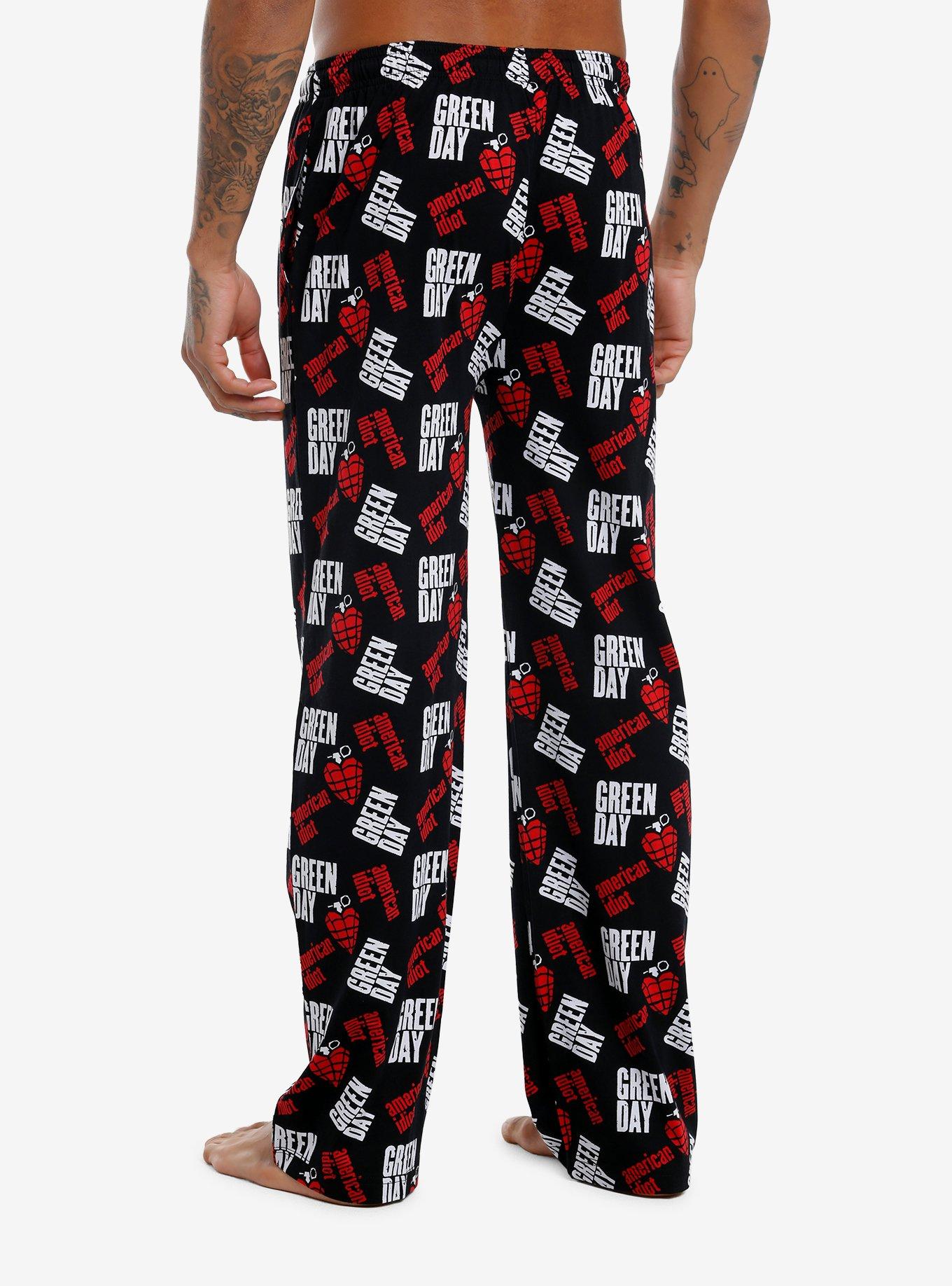 Green Day American Idiot Pajama Pants, , hi-res