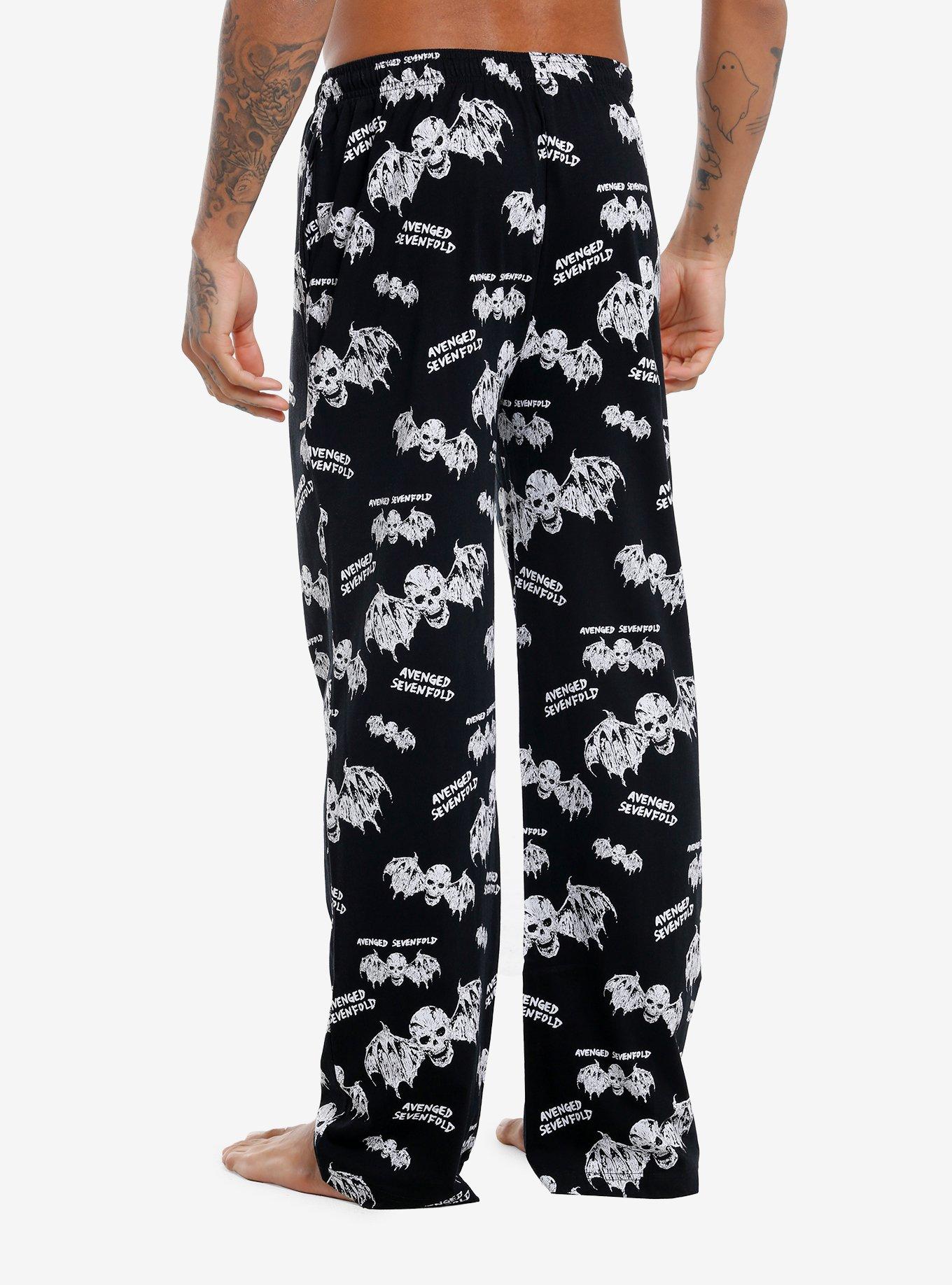 Avenged Sevenfold Deathbat Pajama Pants, , hi-res