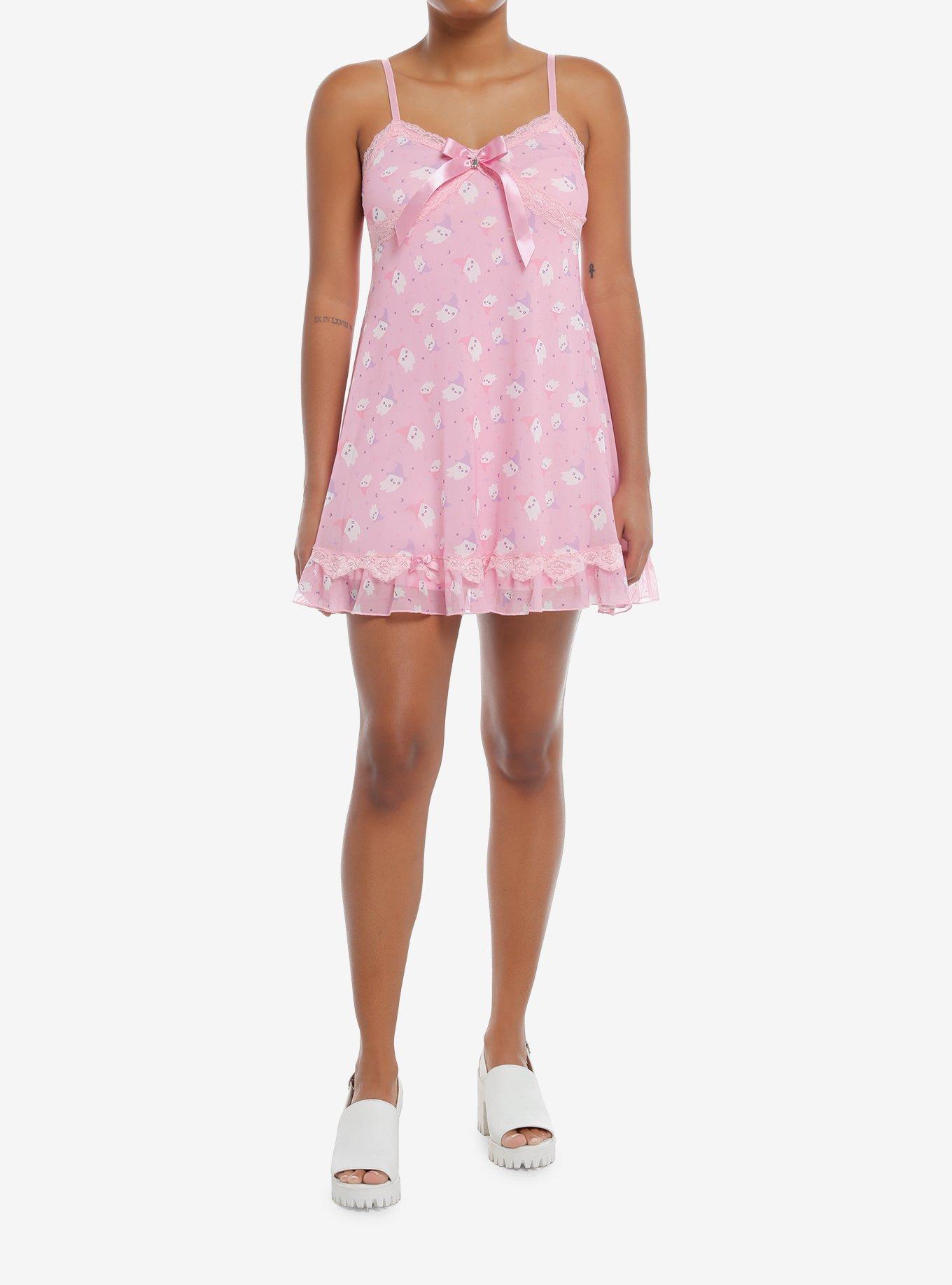 Sweet Society Pink Ghost Cami Dress