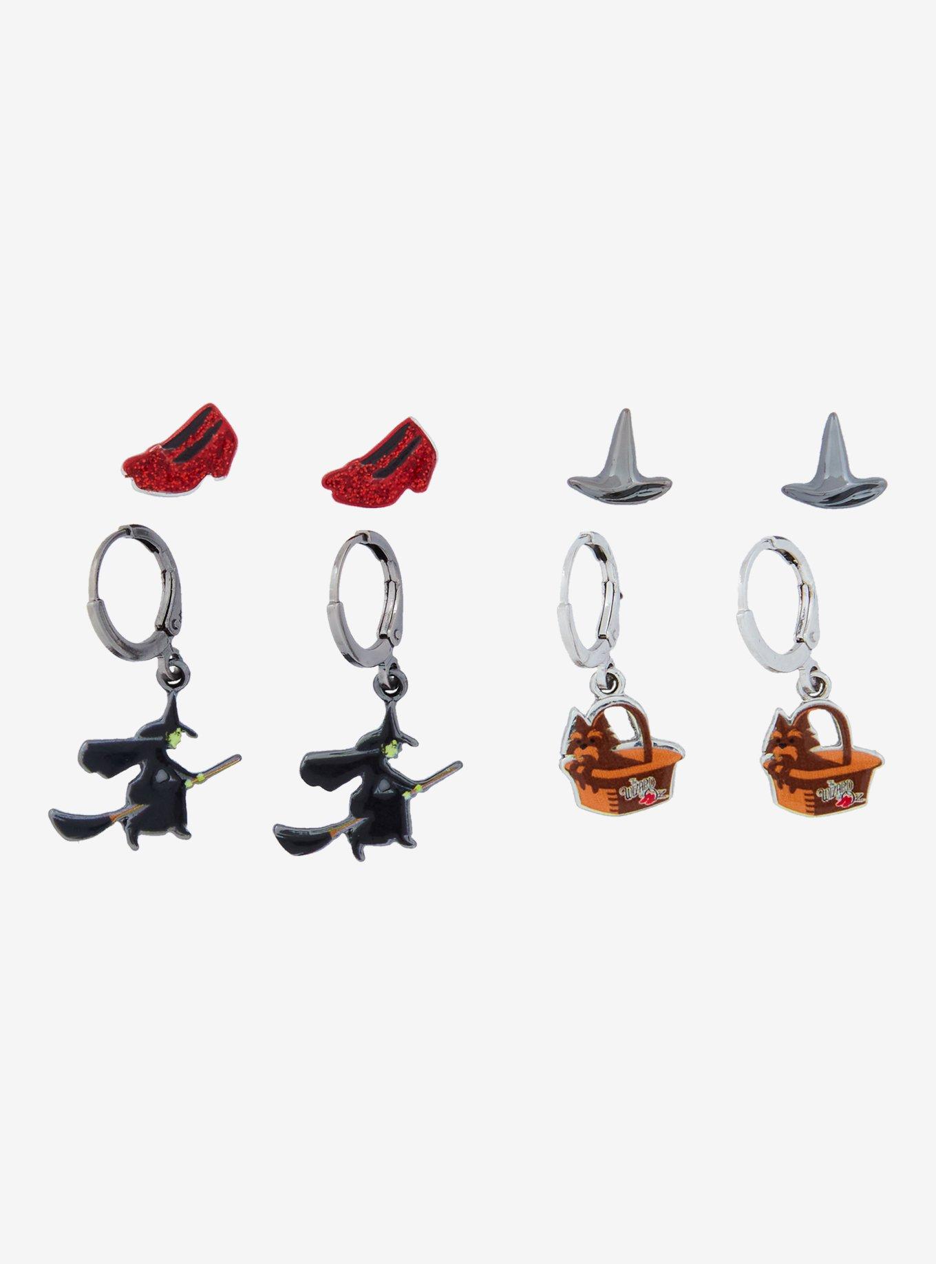 The Wizard Of Oz Icon Earring Set, , alternate