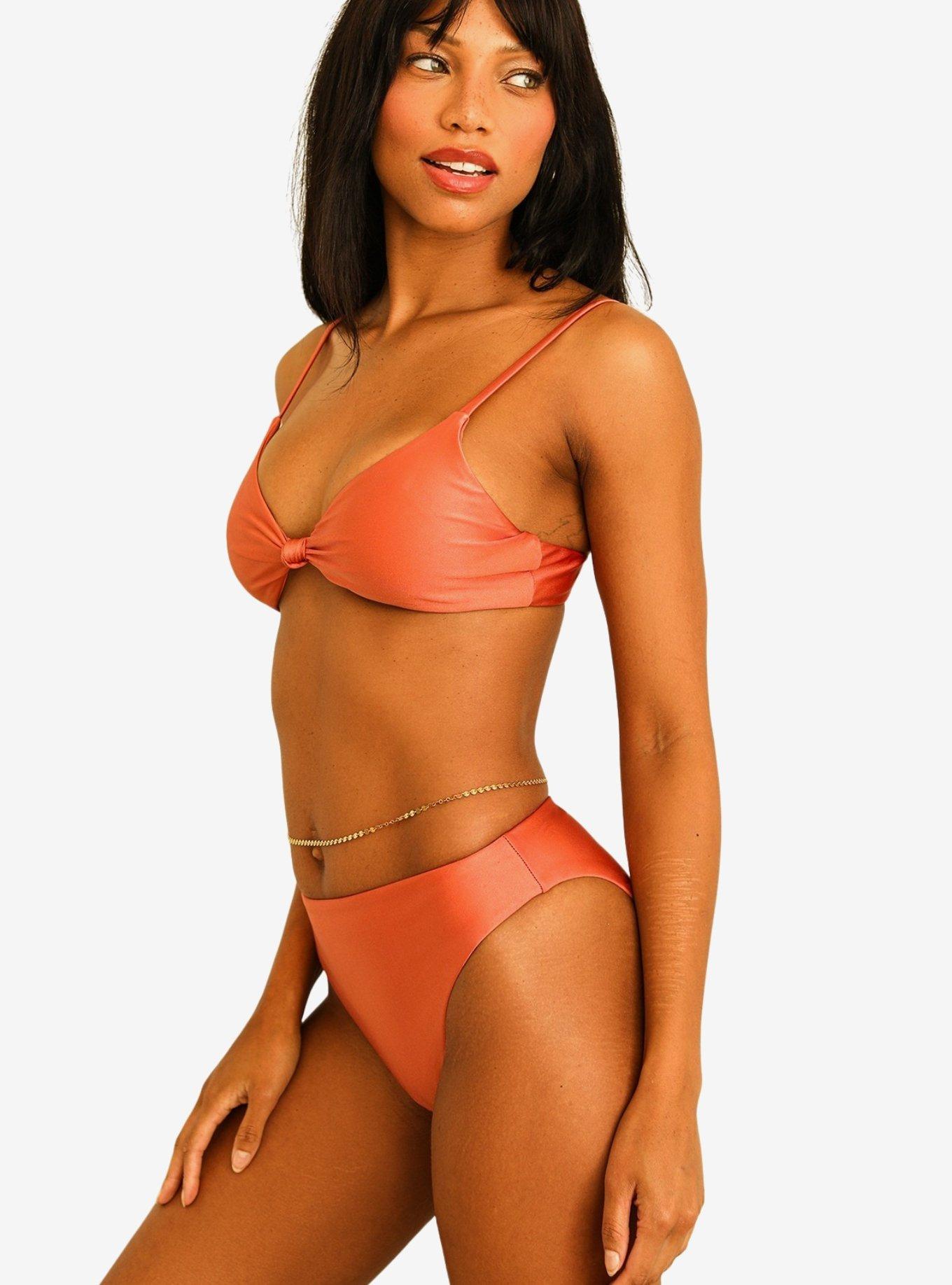 Dippin' Daisy's Zen Swim Top Rust, BROWN, alternate