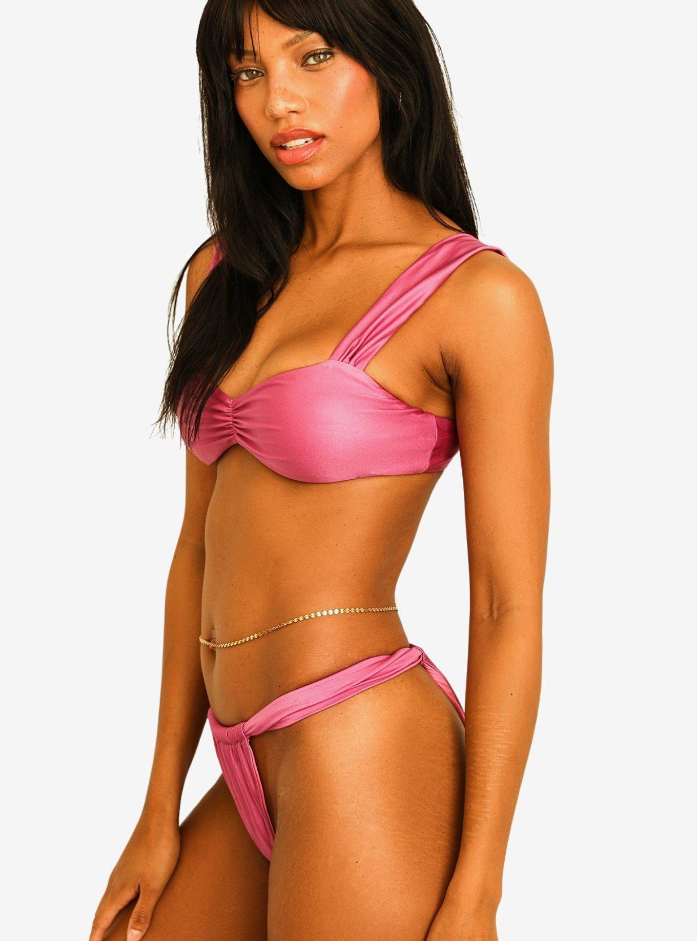 Dippin' Daisy's Bisou Swim Bottom Light Purple, , hi-res