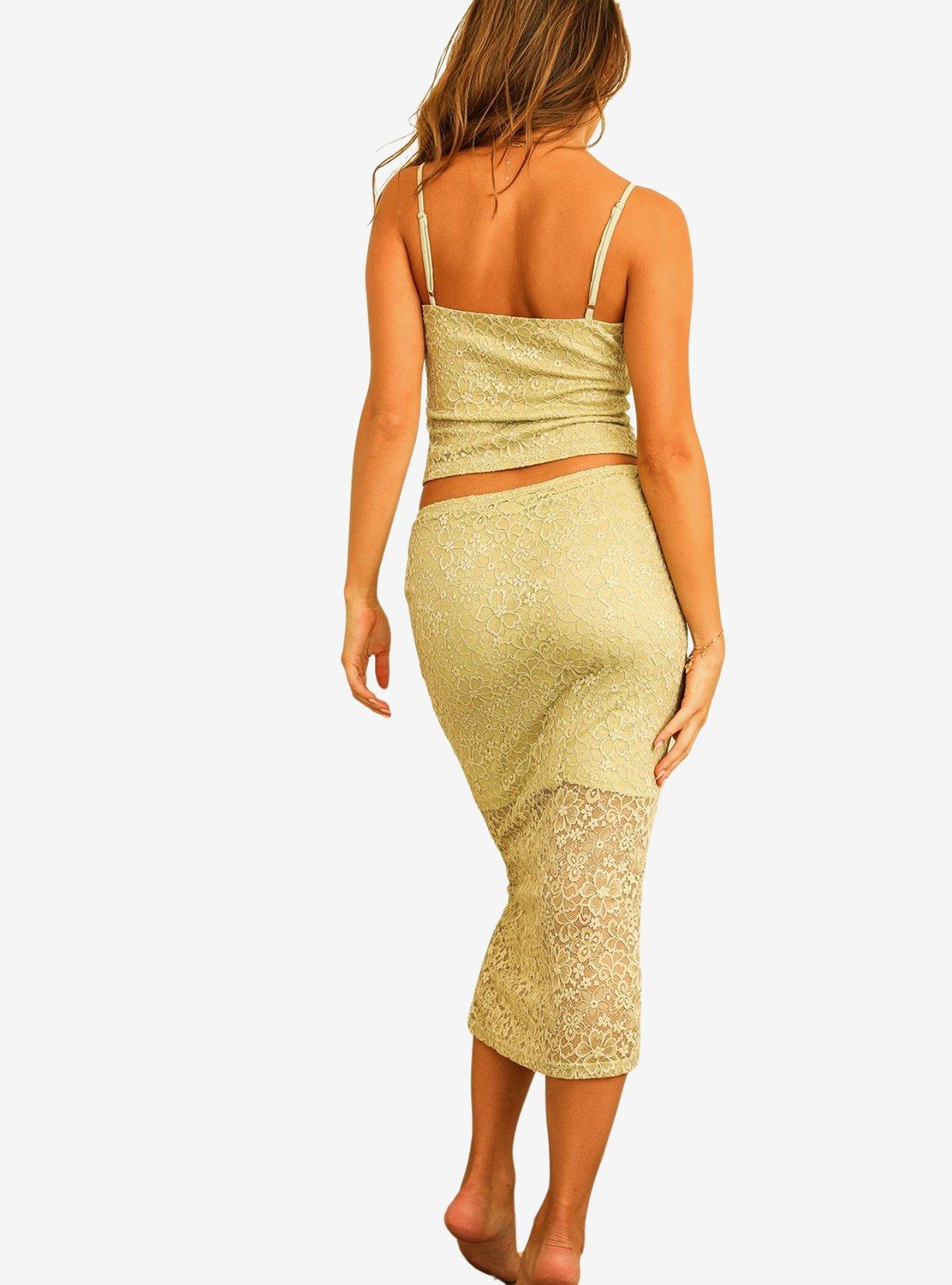 Dippin' Daisy's Tangier Tank Top Pea Green, GREEN, alternate