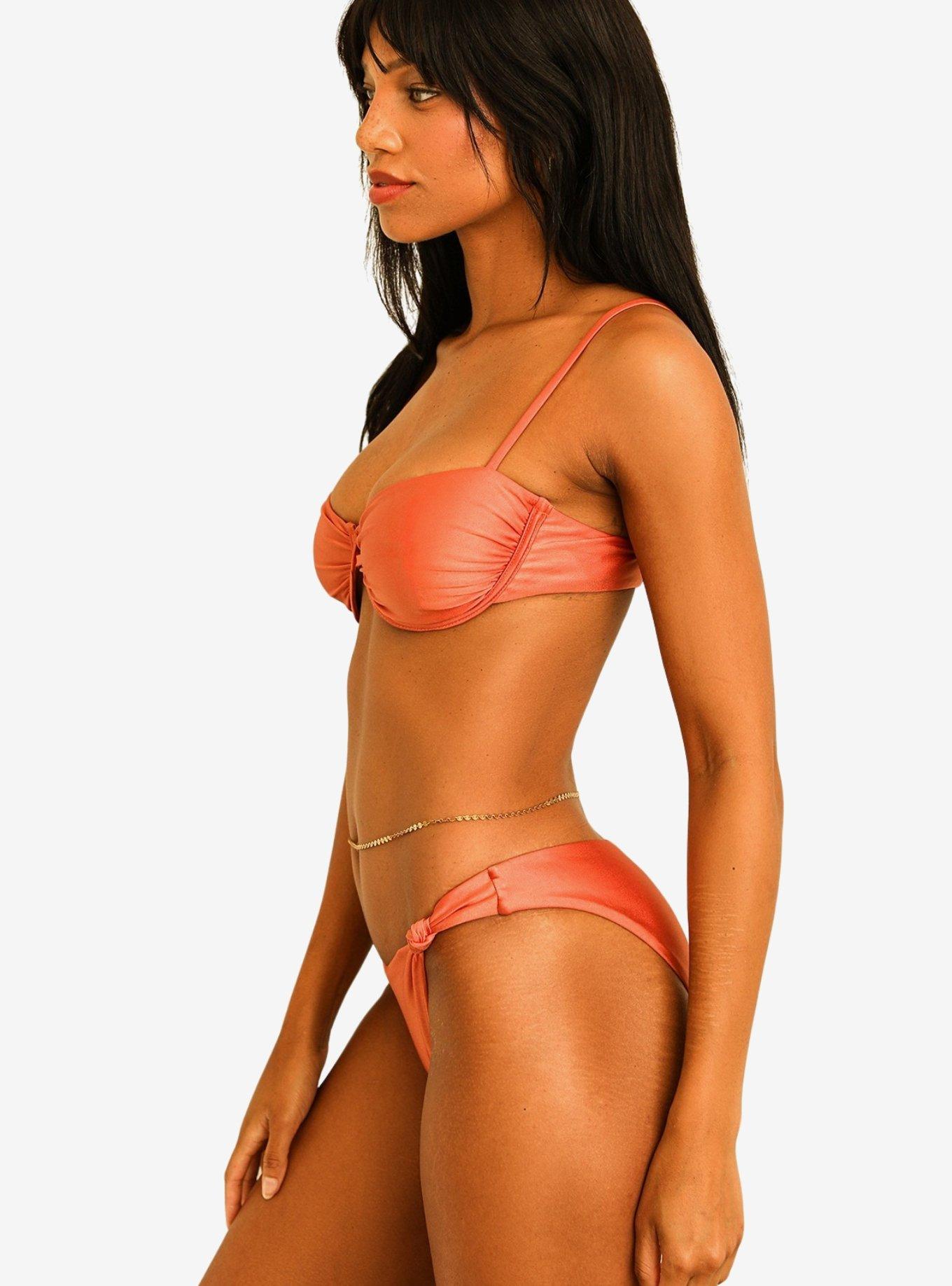 Dippin' Daisy's Starlight Swim Top Rust, BROWN, alternate