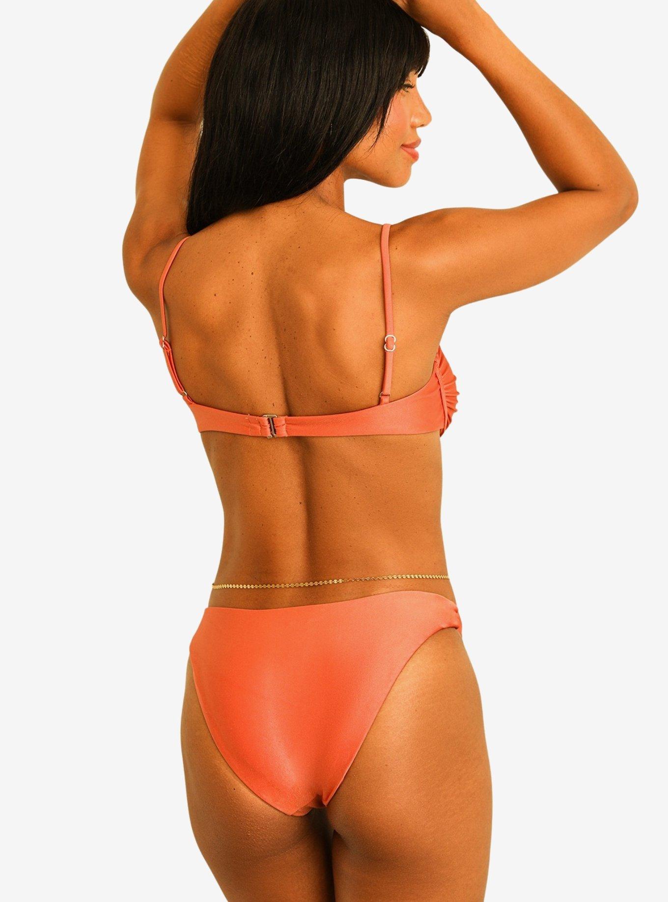 Dippin' Daisy's Starlight Swim Top Rust, BROWN, alternate