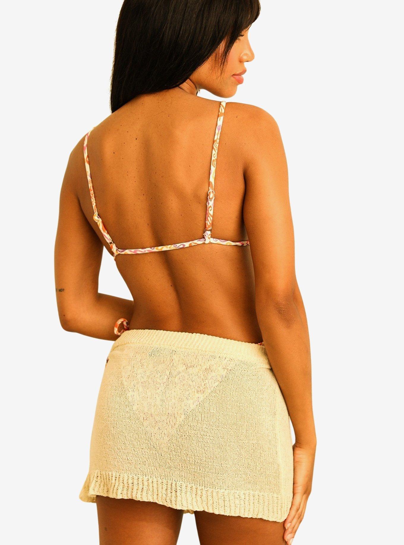 Dippin' Daisy's Atlantic Swim Cover-Up Skirt Natural, BEIGE, alternate