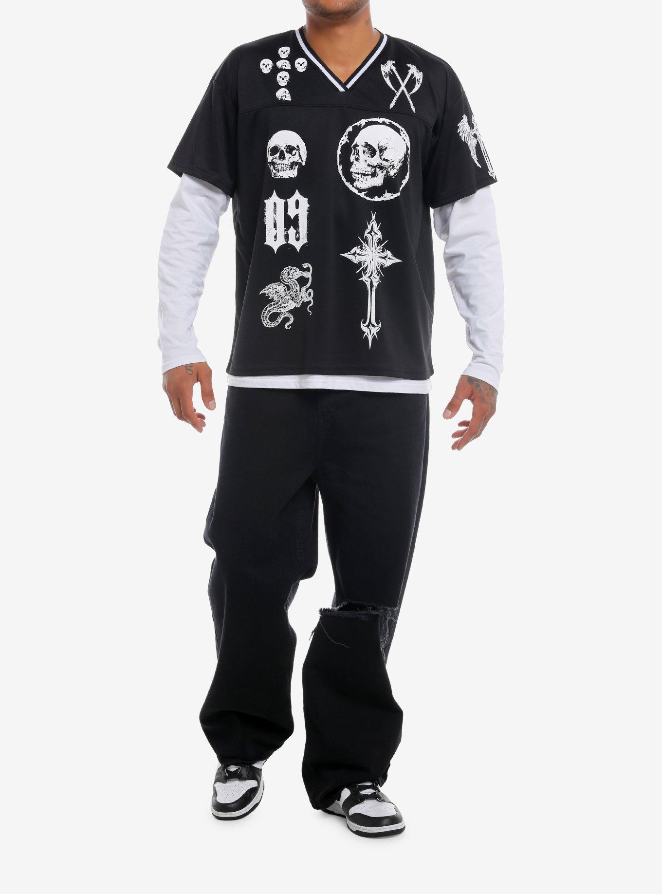 Social Collision Eternal Skulls Twofer Jersey, , alternate