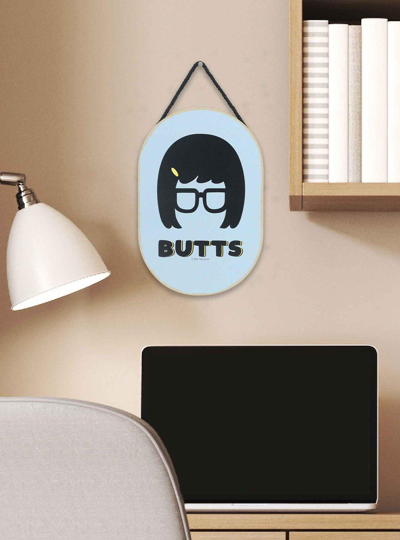 Bob's Burgers Butts Tina Belcher Hanging Wood Wall Decor, , alternate