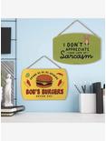 Bob's Burgers Lack of Sarcasm Louise Belcher Hanging Wood Wall Decor, , alternate