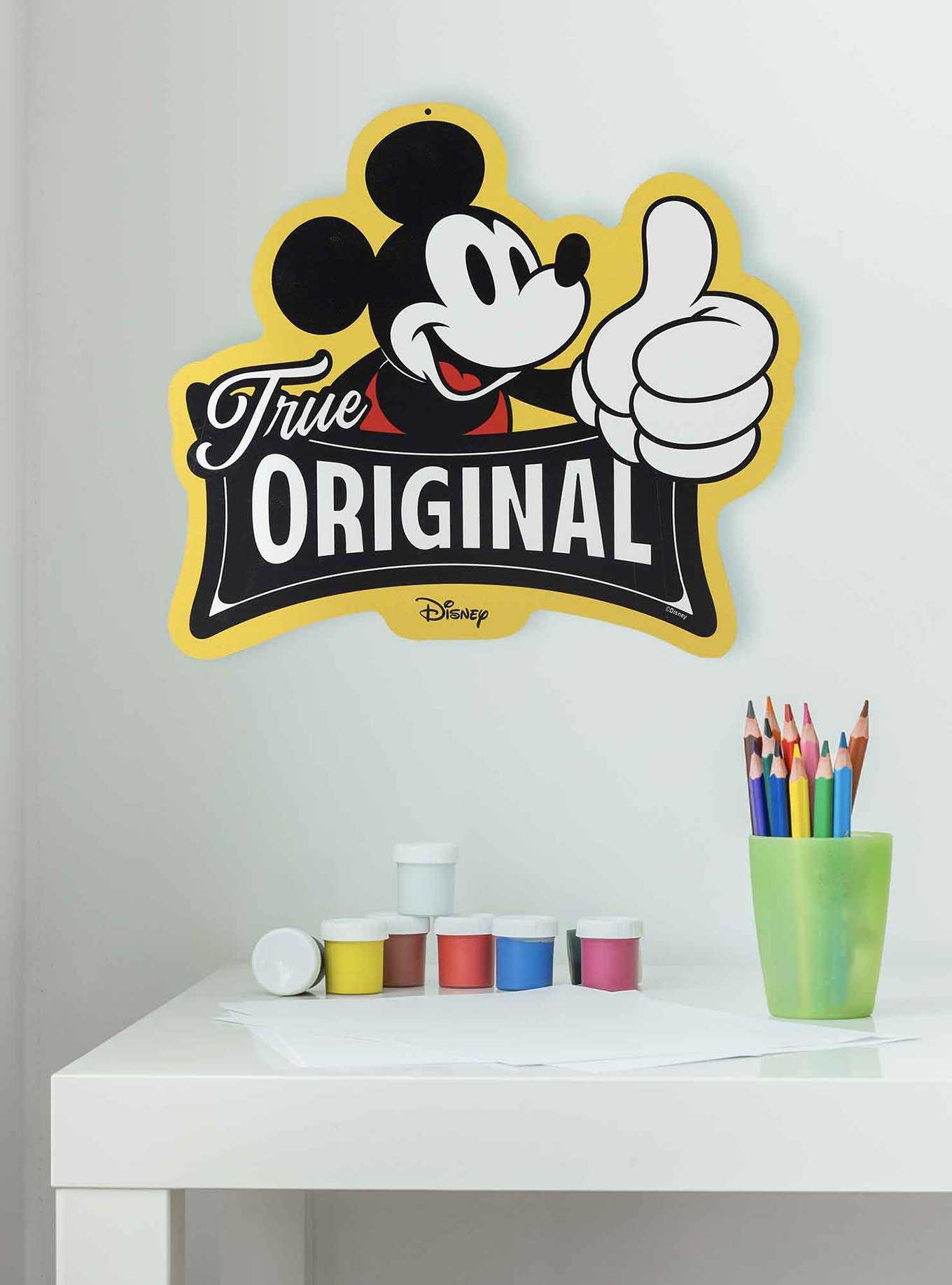 Disney Mickey Mouse True Original Thumbs Up Metal Sign, , hi-res