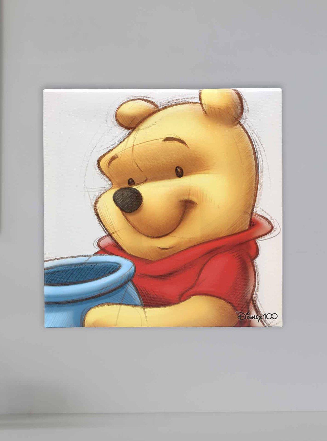 Disney Winnie the Pooh Hunny Pot Sketch Canvas Wall Decor, , alternate