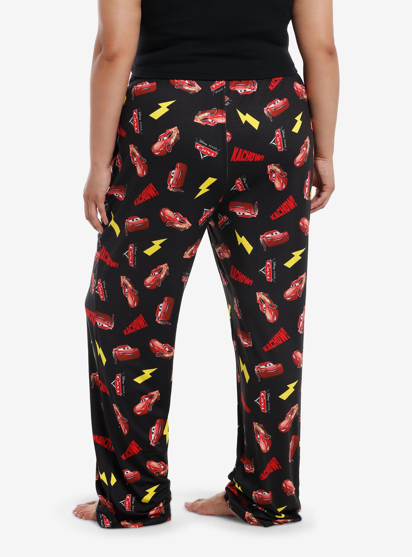 Disney Pixar Cars Lightning McQueen Pajama Pants Plus Size, MULTI, alternate