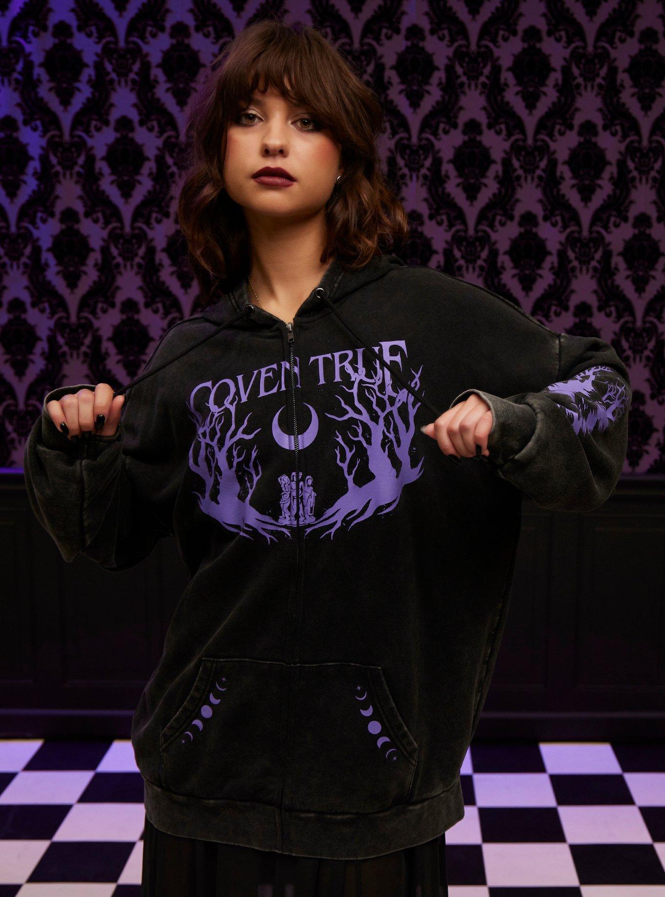 Shop Her Universe Marvel Agatha All Along Coven True Girls Oversized Hoodie