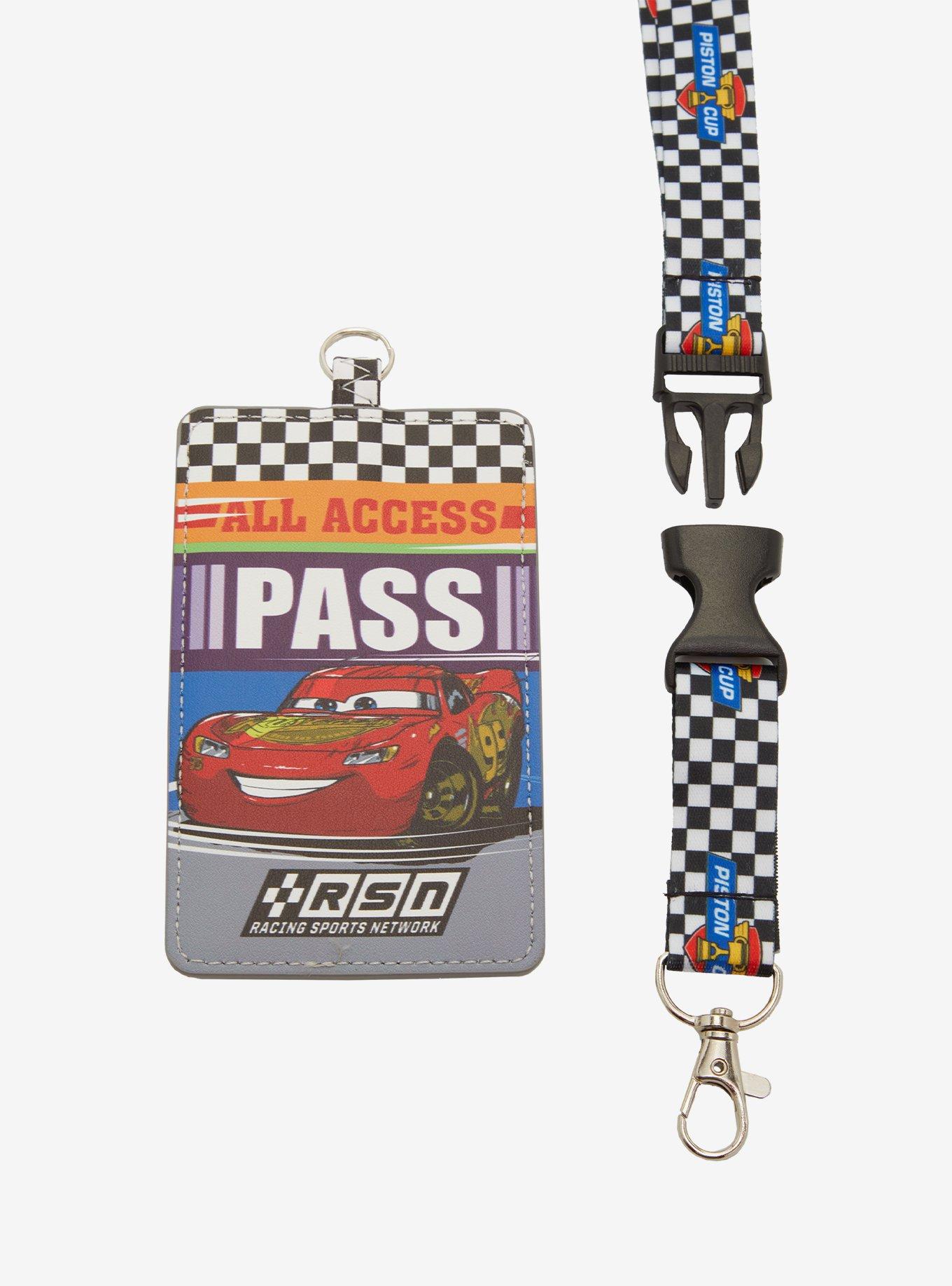 Disney Pixar Cars Lightning McQueen All Access Pass Lanyard, , alternate