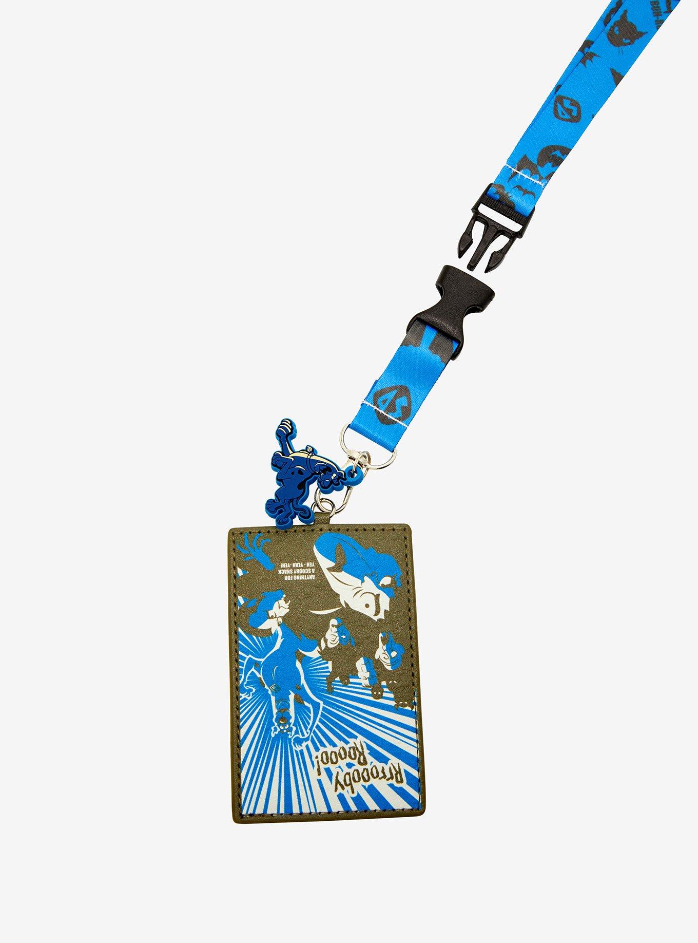 Scooby-Doo! Rrroooby Roooo Blue Strap Lanyard — BoxLunch Exclusive, , alternate