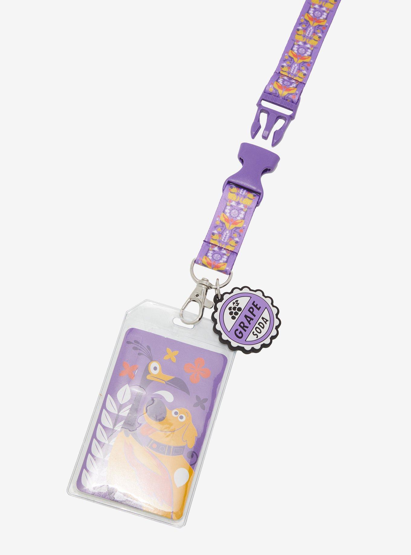 Disney Pixar Up Dug & Kevin Allover Print Lanyard - BoxLunch Exclusive, , alternate