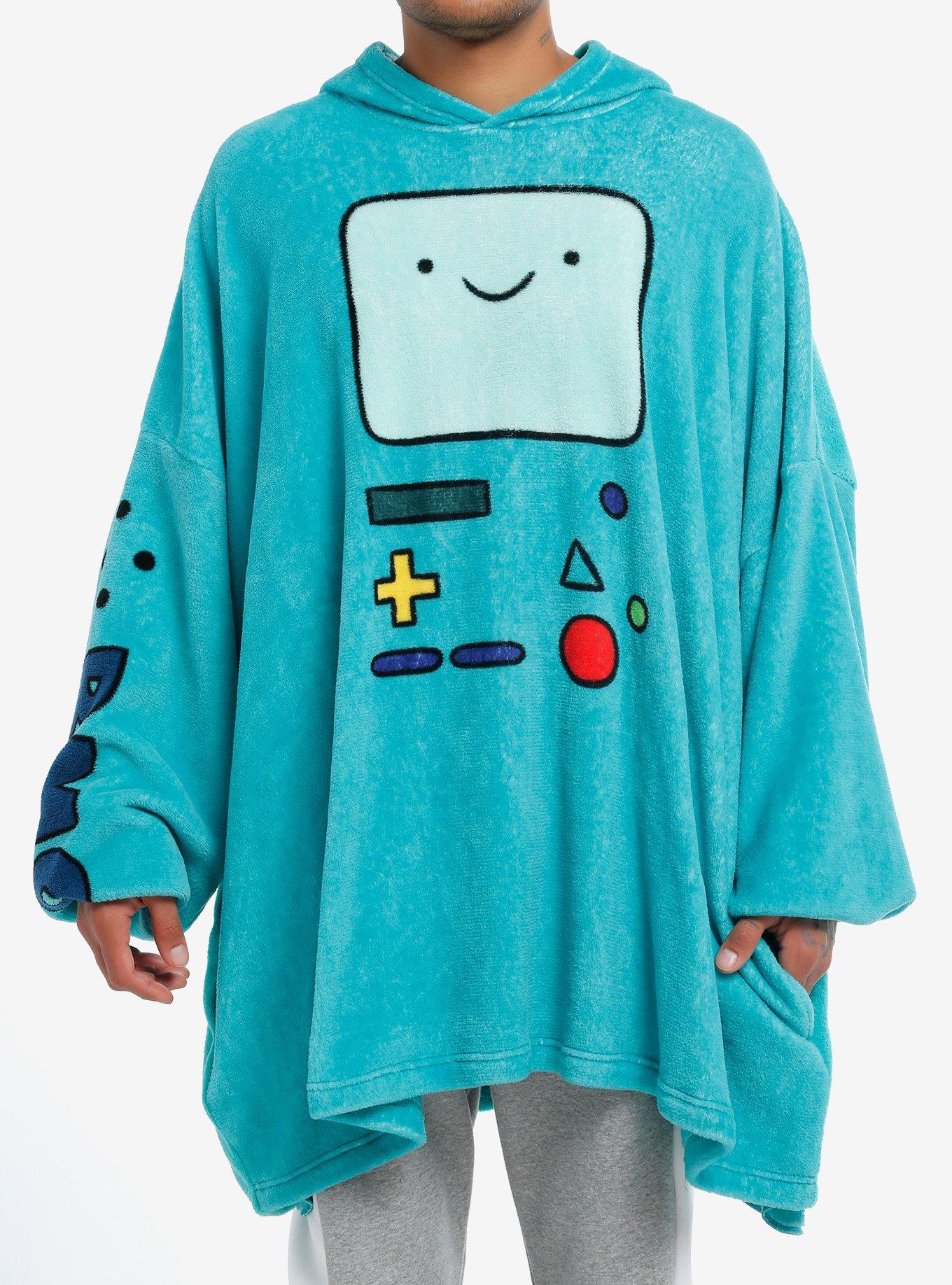 Adventure Time BMO Fuzzy Oversized Hoodie, , alternate