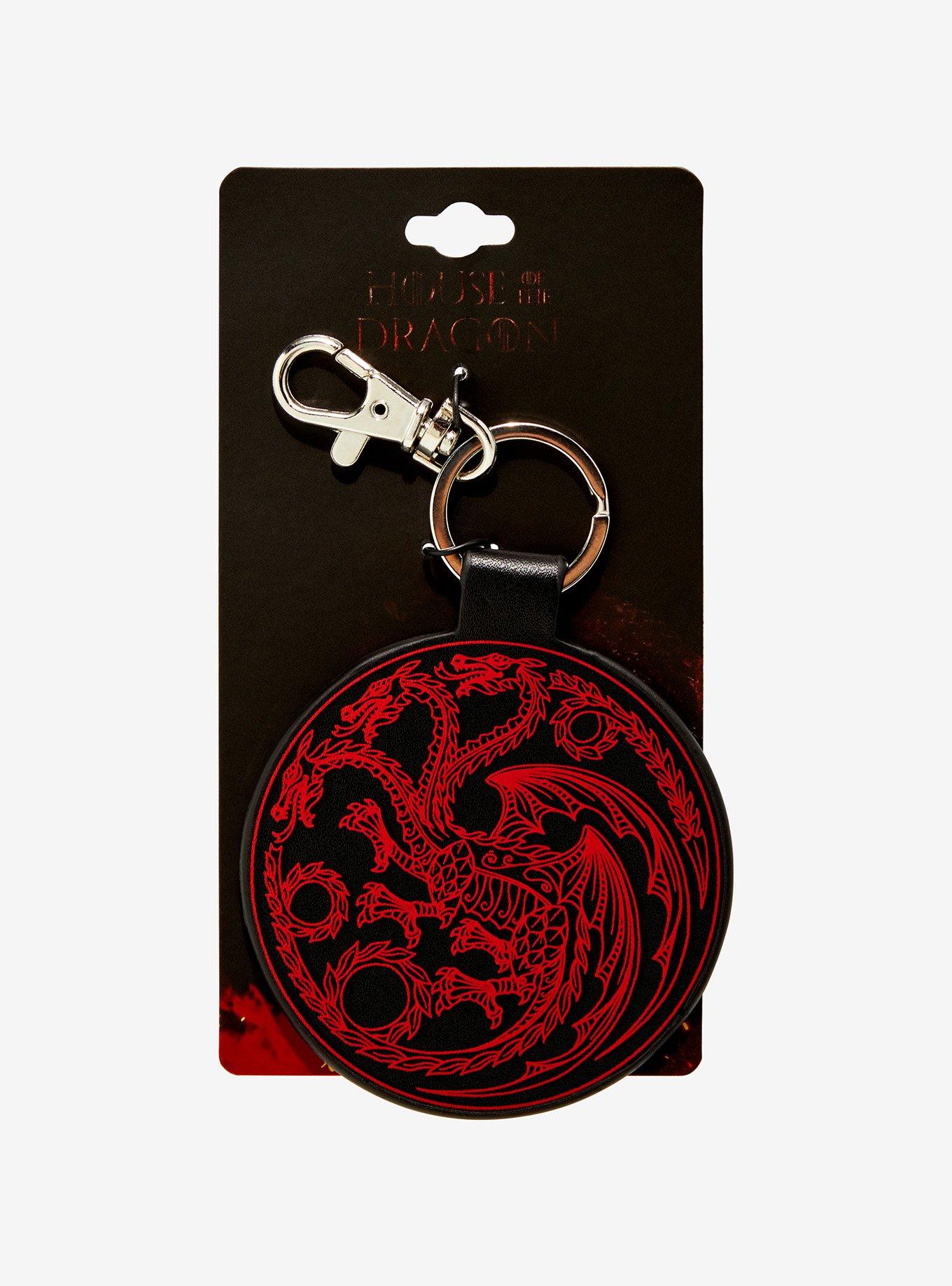 House of the Dragon Targaryen Sigil Keychain &mdash; BoxLunch Exclusive, , alternate