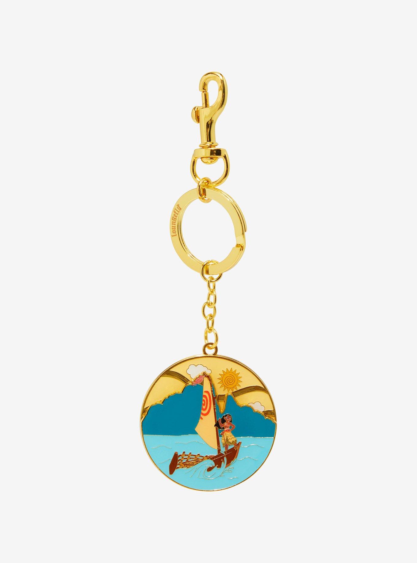 Loungefly Disney Moana Sailing Spinning Keychain - BoxLunch Exclusive, , alternate