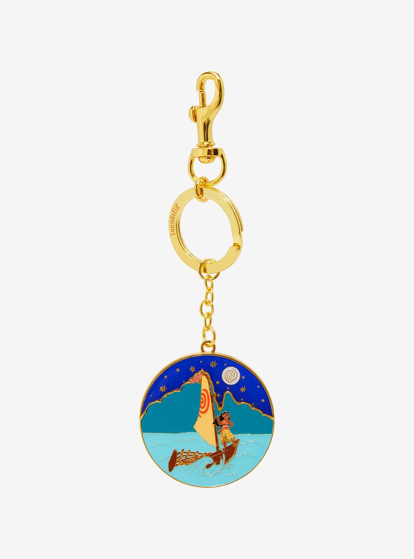 Loungefly Disney Moana Sailing Spinning Keychain - BoxLunch Exclusive, , alternate