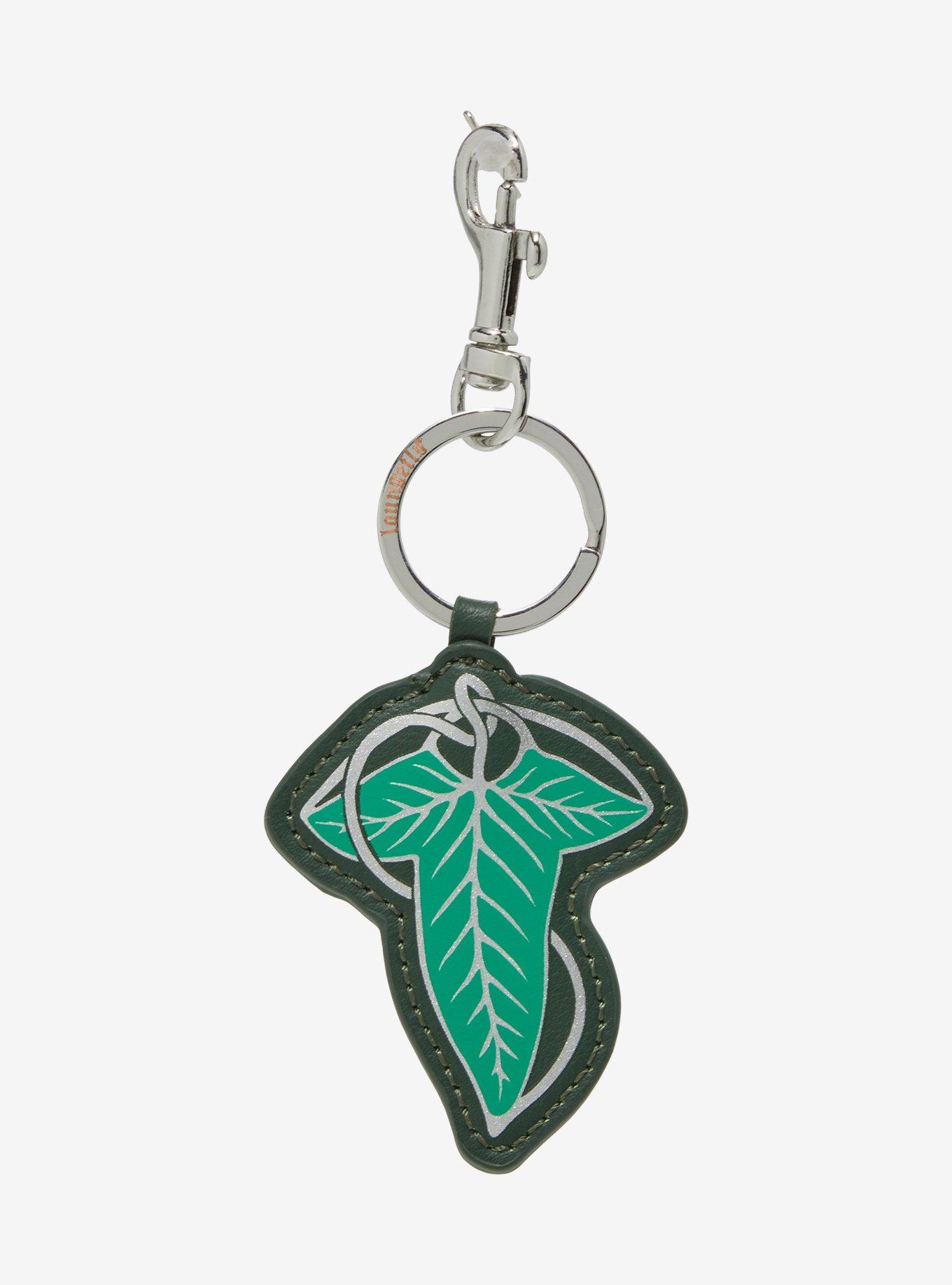 Loungefly The Lord of the Rings Leaf of Lorien Keychain - BoxLunch Exclusive, , alternate