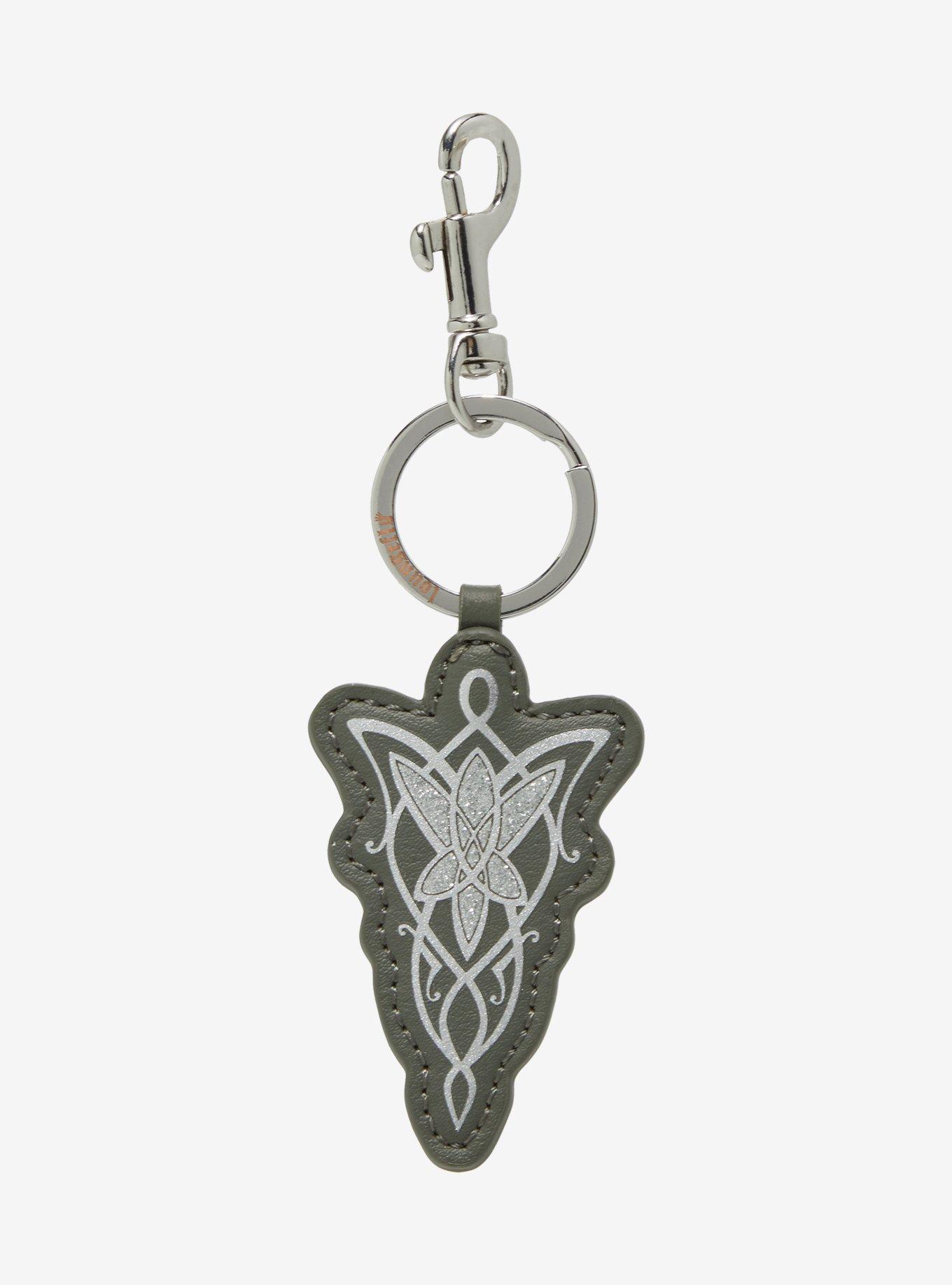 Loungefly The Lord of the Rings Evenstar Glitter Keychain - BoxLunch Exclusive, , alternate