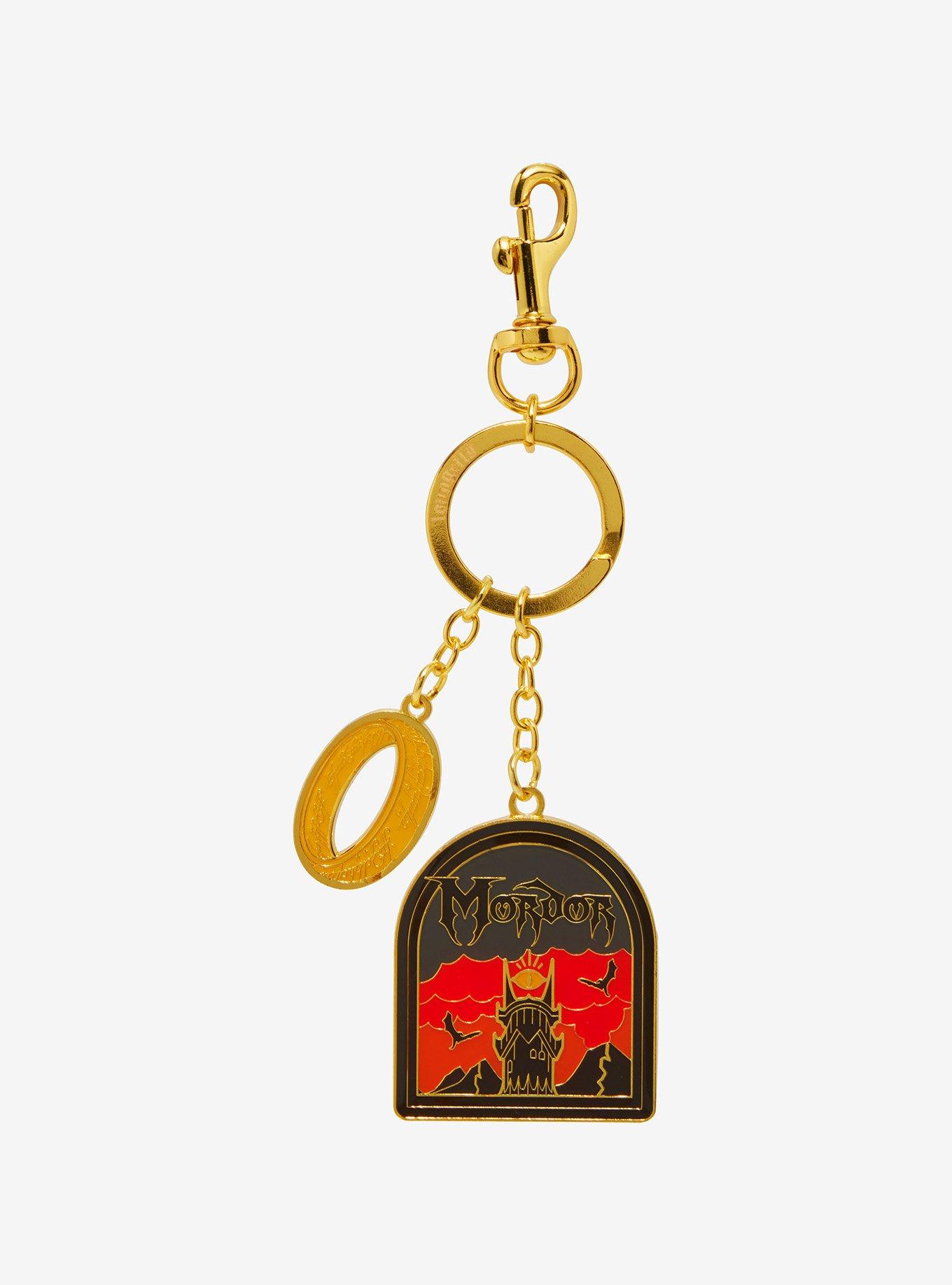 Loungefly The Lord of the Rings Mordor One Ring Multi-Charm Keychain - BoxLunch Exclusive, , alternate