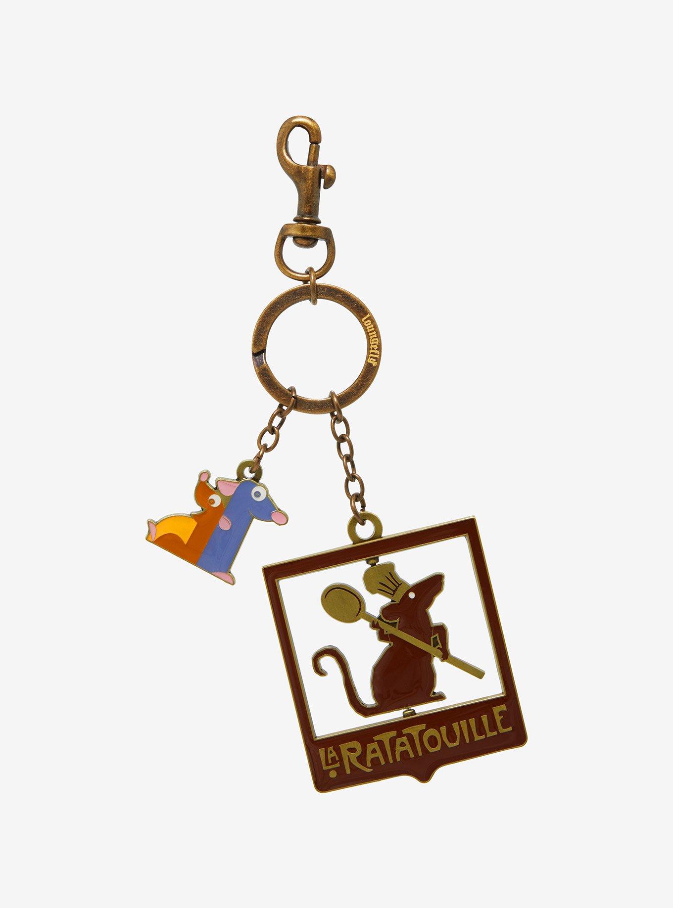 Loungefly Disney Pixar Ratatouille Multi-Charm Keychain - BoxLunch Exclusive, , alternate