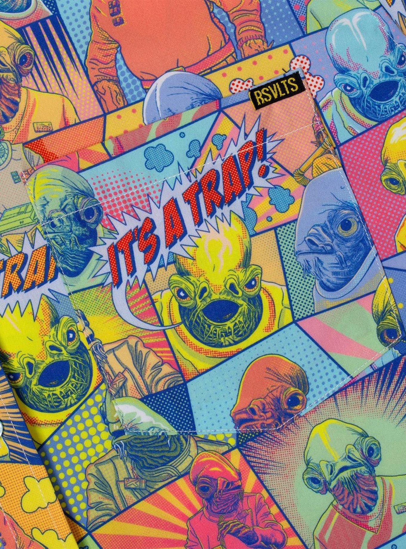 RSVLTS Star Wars "It's a Trap!" Button Up Top, , hi-res