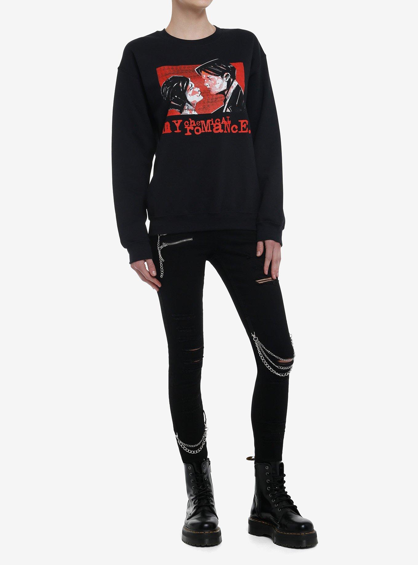My Chemical Romance Three Cheers Album Girls Sweatshirt, BLACK, alternate