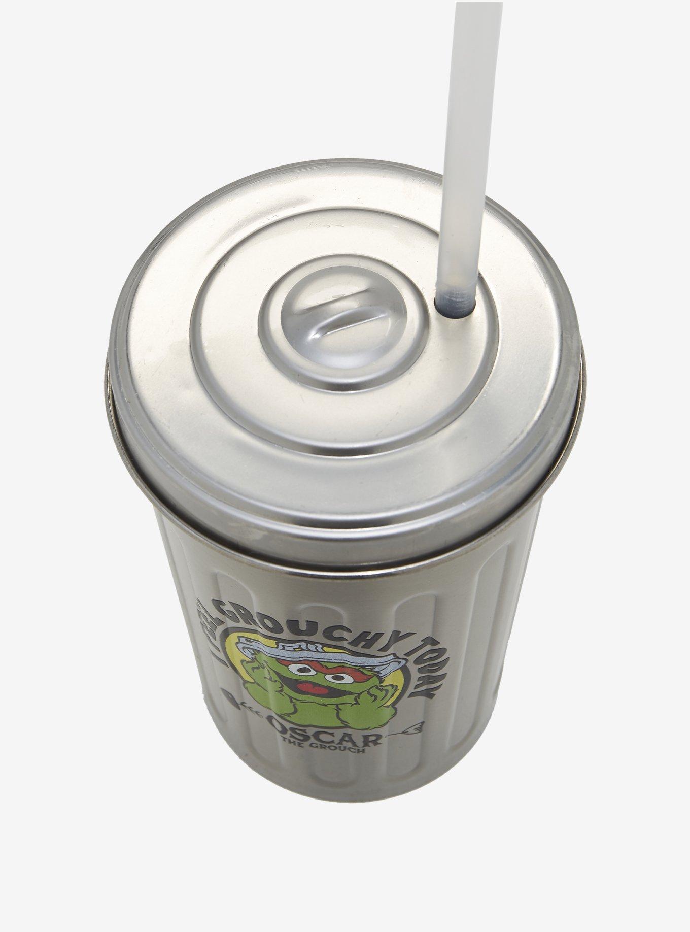 Sesame Street Oscar Trash Can Stainless Steel Travel Cup, , alternate