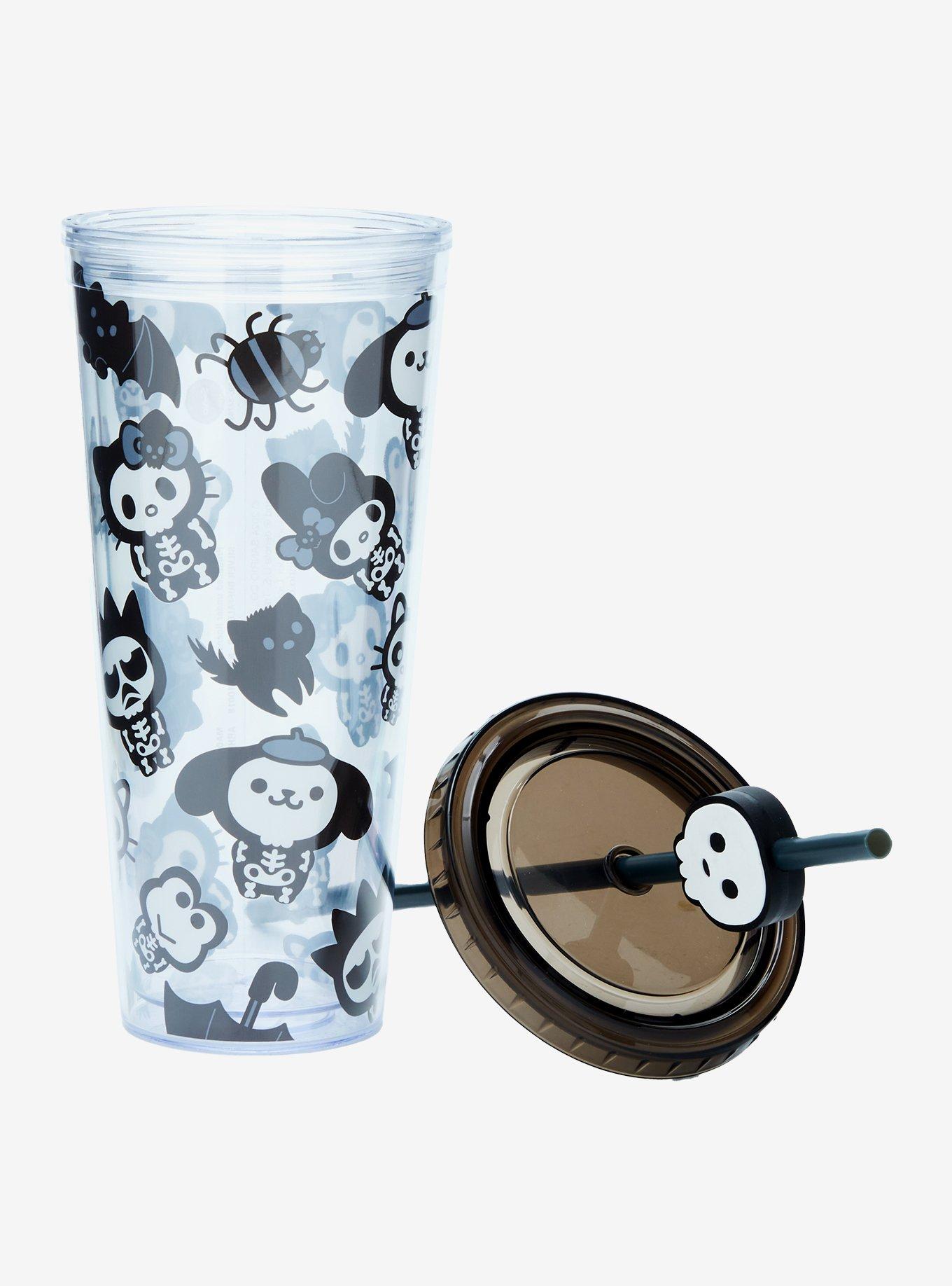 Hello Kitty And Friends Skeleton Costume Acrylic Travel Cup, , hi-res