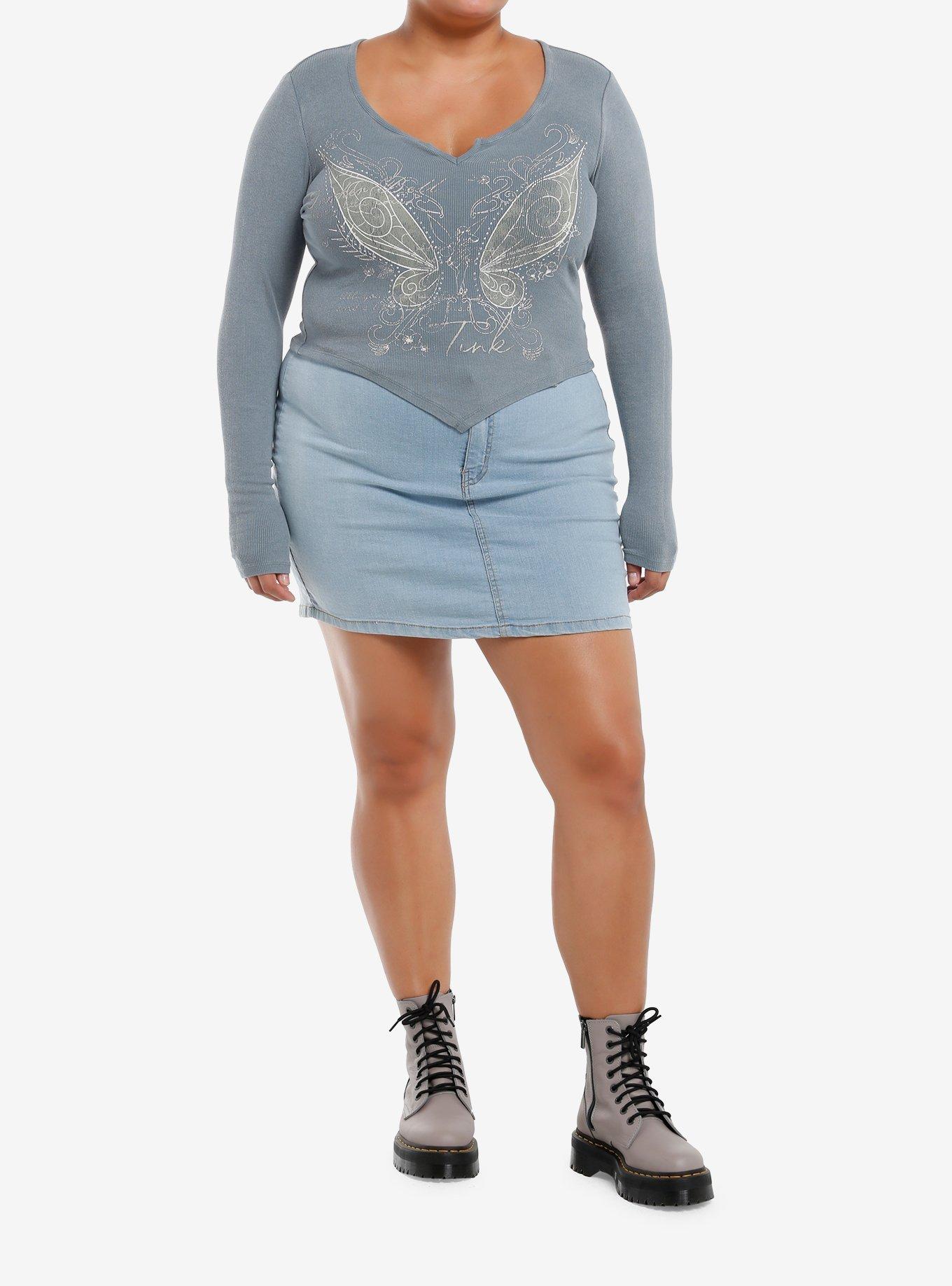 Disney Peter Pan Tinker Bell Wings Long-Sleeve T-Shirt Plus Size, , hi-res