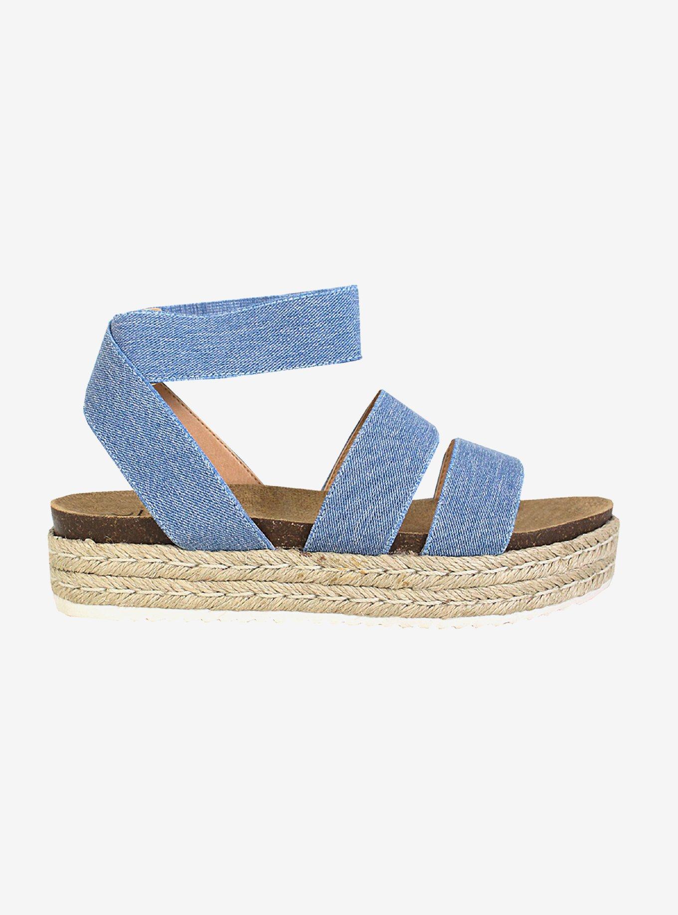 Chiara Denim Espadrille Sandals, DENIM, alternate