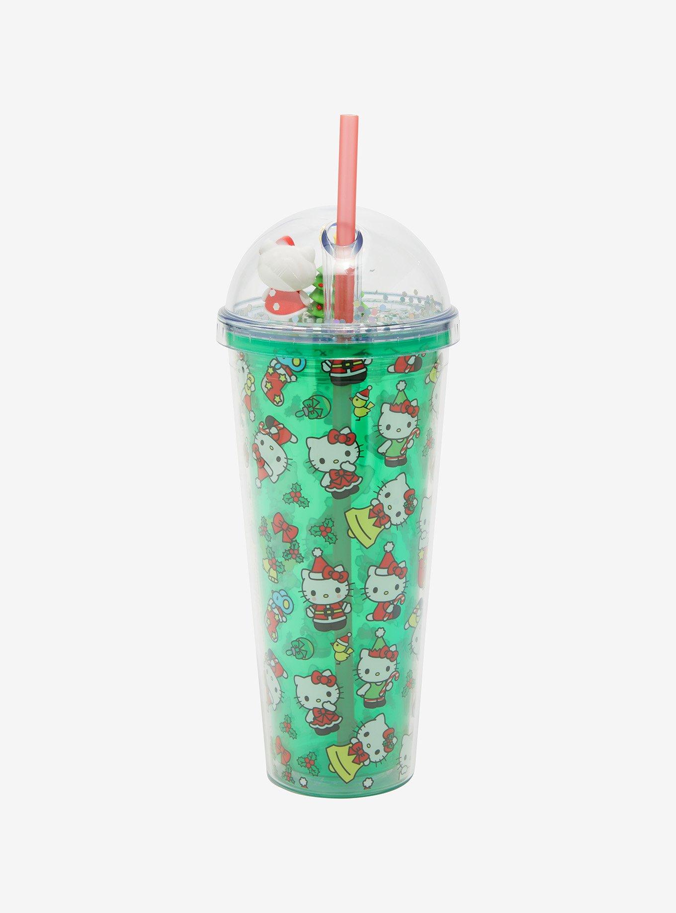 Hello Kitty Holiday Dome Acrylic Travel Cup, , alternate