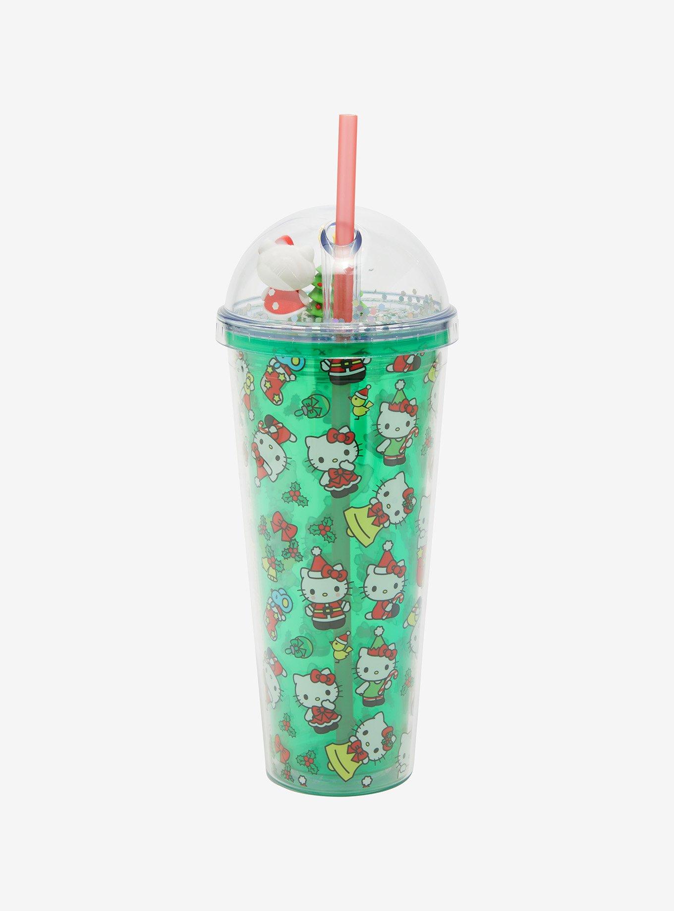 Hello Kitty Holiday Dome Acrylic Travel Cup, , hi-res