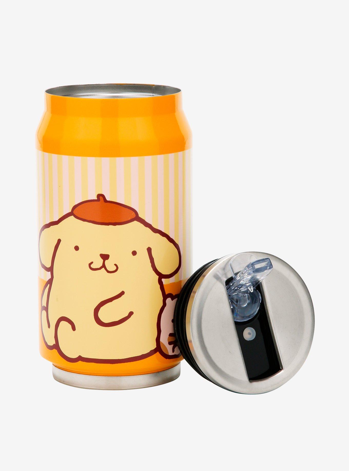 Pompompurin & Muffin Soda Can Water Bottle, , hi-res